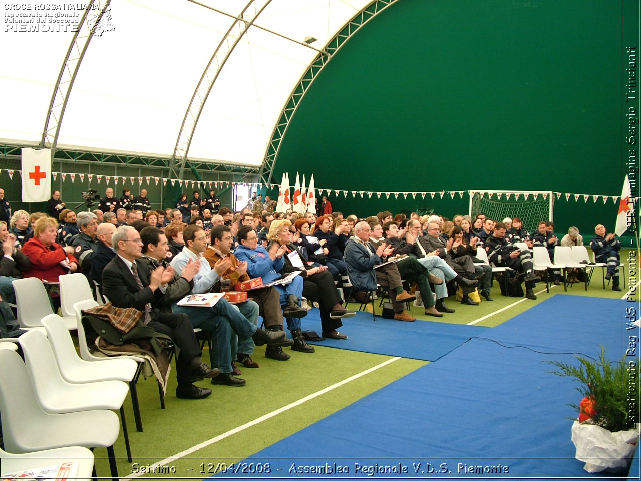 Settimo Torinese - 12/04/2008 - Assemblea Regionale 2008 Volontari Del Soccorso del Piemonte  - Croce Rossa Italiana - Ispettorato Regionale Volontari del Soccorso Piemonte