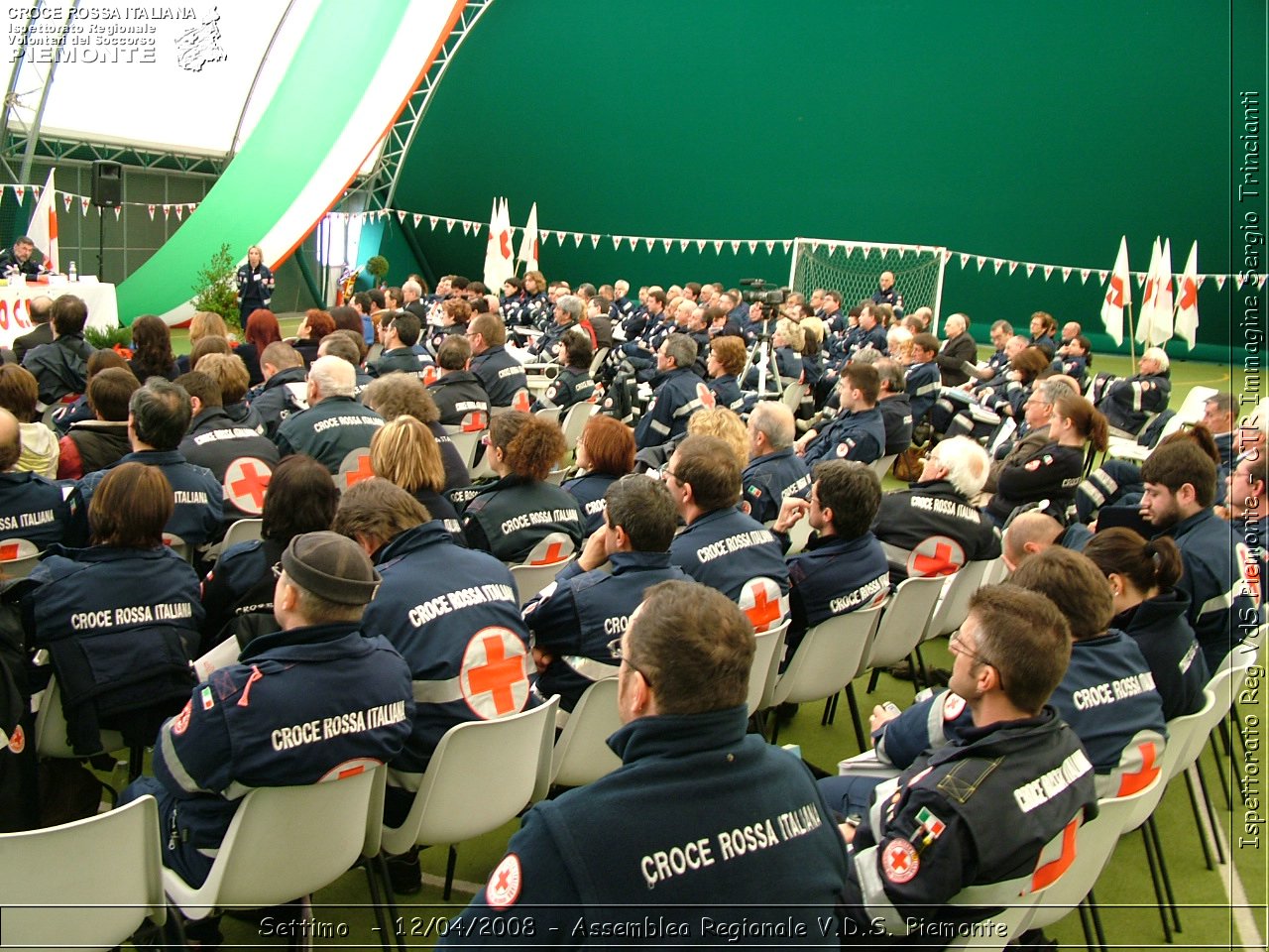 Settimo Torinese - 12/04/2008 - Assemblea Regionale 2008 Volontari Del Soccorso del Piemonte  - Croce Rossa Italiana - Ispettorato Regionale Volontari del Soccorso Piemonte