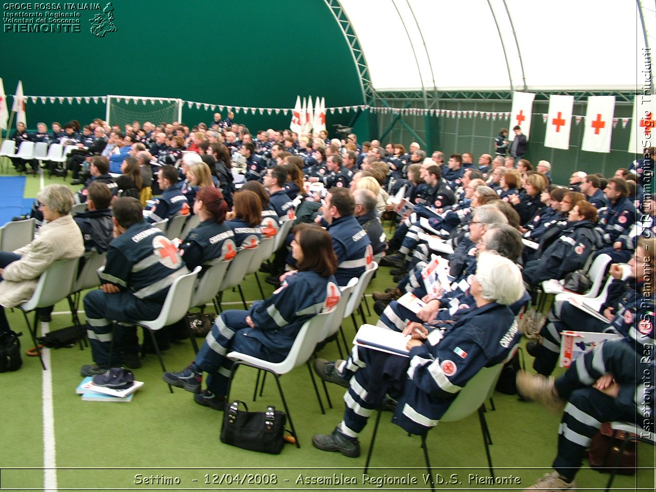 Settimo Torinese - 12/04/2008 - Assemblea Regionale 2008 Volontari Del Soccorso del Piemonte  - Croce Rossa Italiana - Ispettorato Regionale Volontari del Soccorso Piemonte