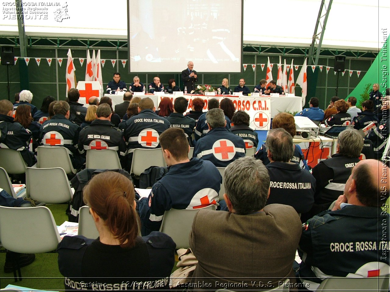 Settimo Torinese - 12/04/2008 - Assemblea Regionale 2008 Volontari Del Soccorso del Piemonte  - Croce Rossa Italiana - Ispettorato Regionale Volontari del Soccorso Piemonte