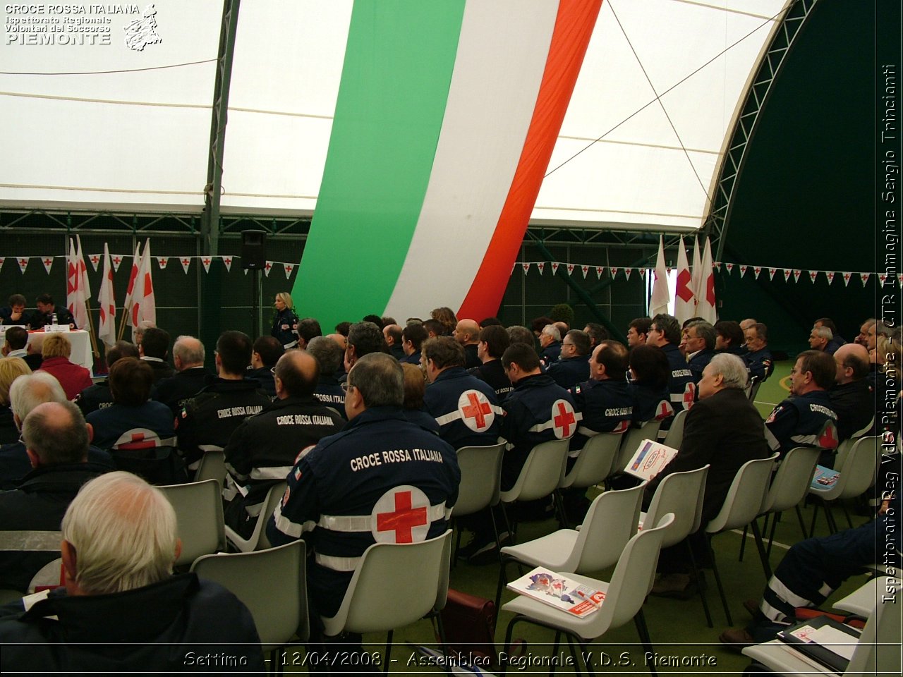 Settimo Torinese - 12/04/2008 - Assemblea Regionale 2008 Volontari Del Soccorso del Piemonte  - Croce Rossa Italiana - Ispettorato Regionale Volontari del Soccorso Piemonte