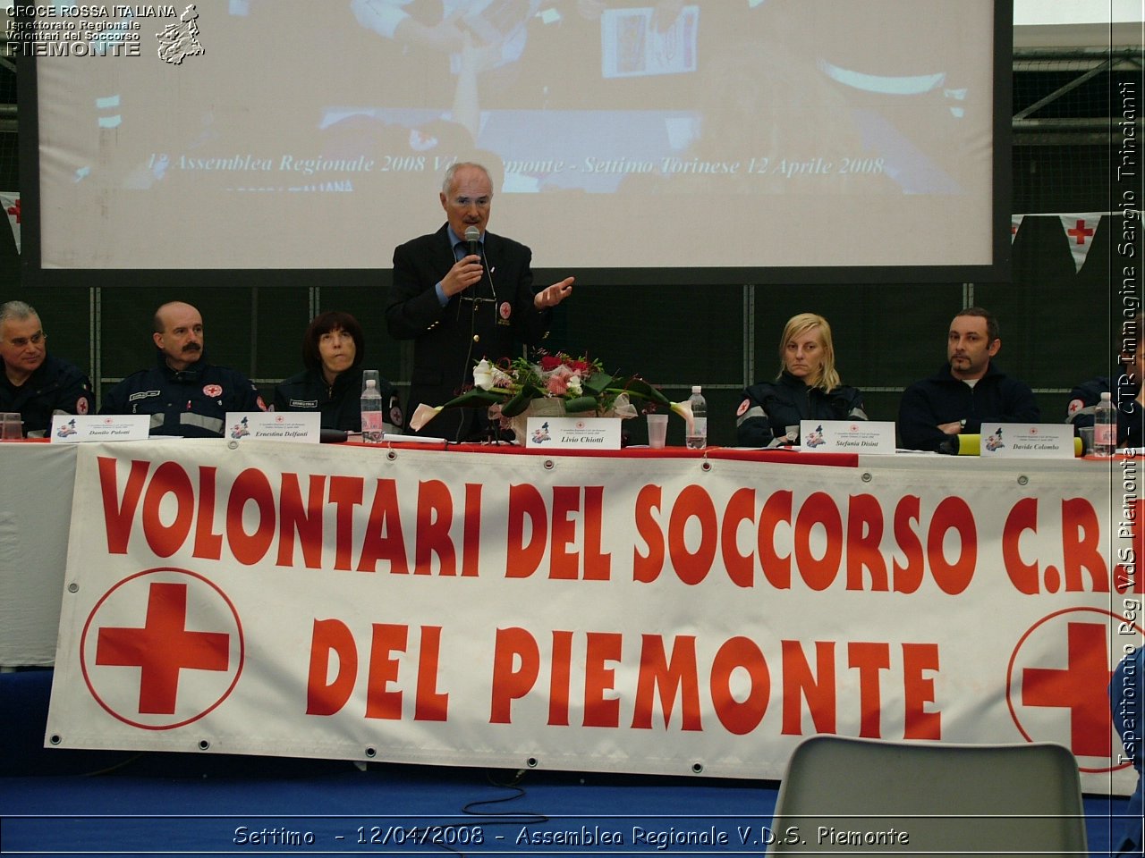 Settimo Torinese - 12/04/2008 - Assemblea Regionale 2008 Volontari Del Soccorso del Piemonte  - Croce Rossa Italiana - Ispettorato Regionale Volontari del Soccorso Piemonte