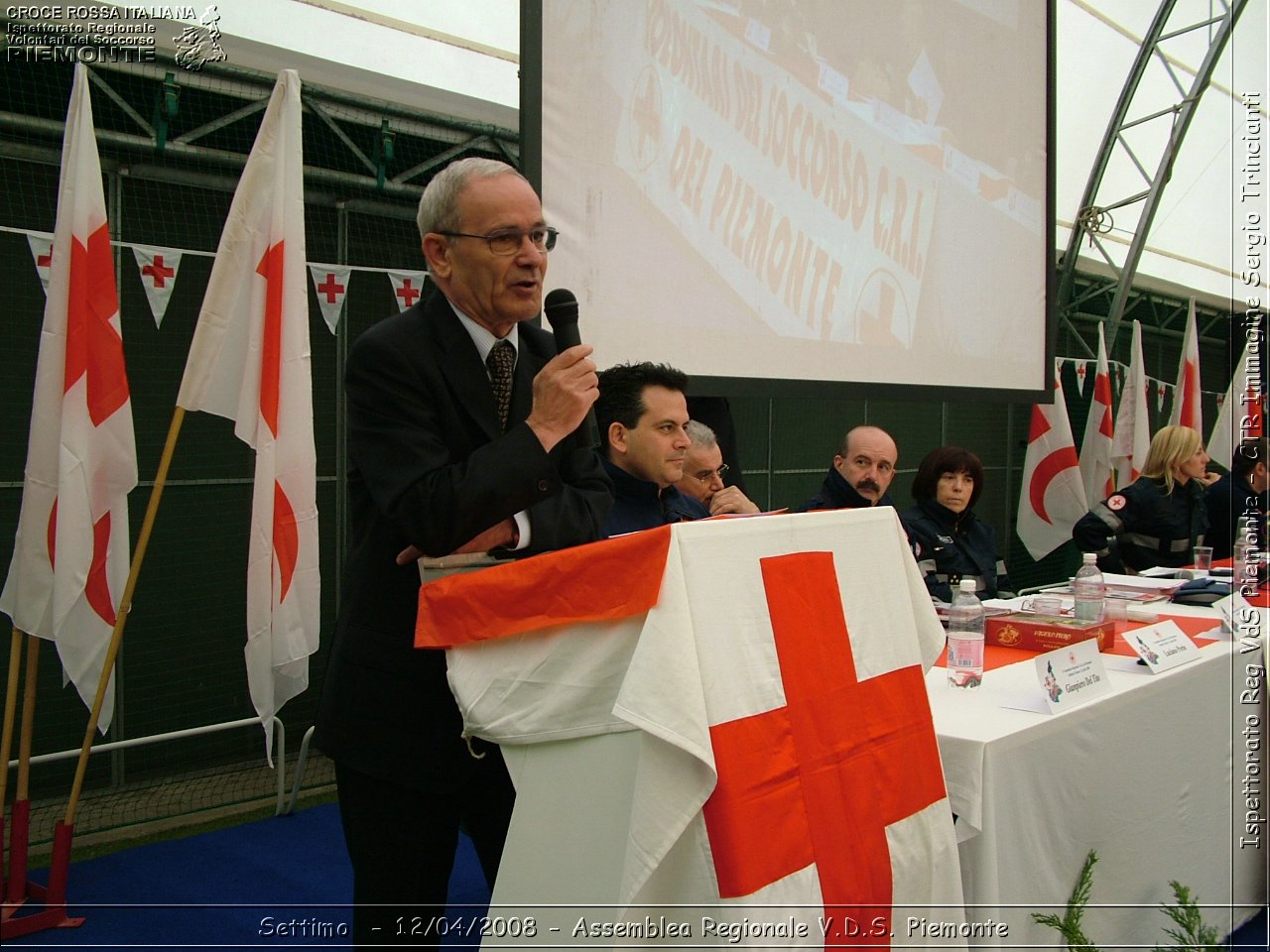 Settimo Torinese - 12/04/2008 - Assemblea Regionale 2008 Volontari Del Soccorso del Piemonte  - Croce Rossa Italiana - Ispettorato Regionale Volontari del Soccorso Piemonte