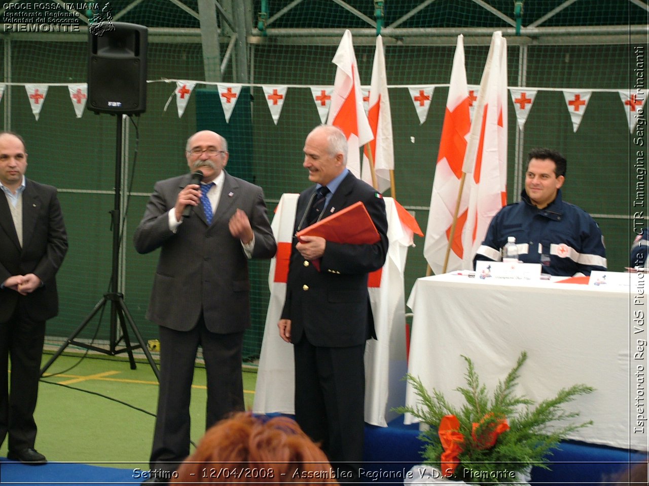 Settimo Torinese - 12/04/2008 - Assemblea Regionale 2008 Volontari Del Soccorso del Piemonte  - Croce Rossa Italiana - Ispettorato Regionale Volontari del Soccorso Piemonte