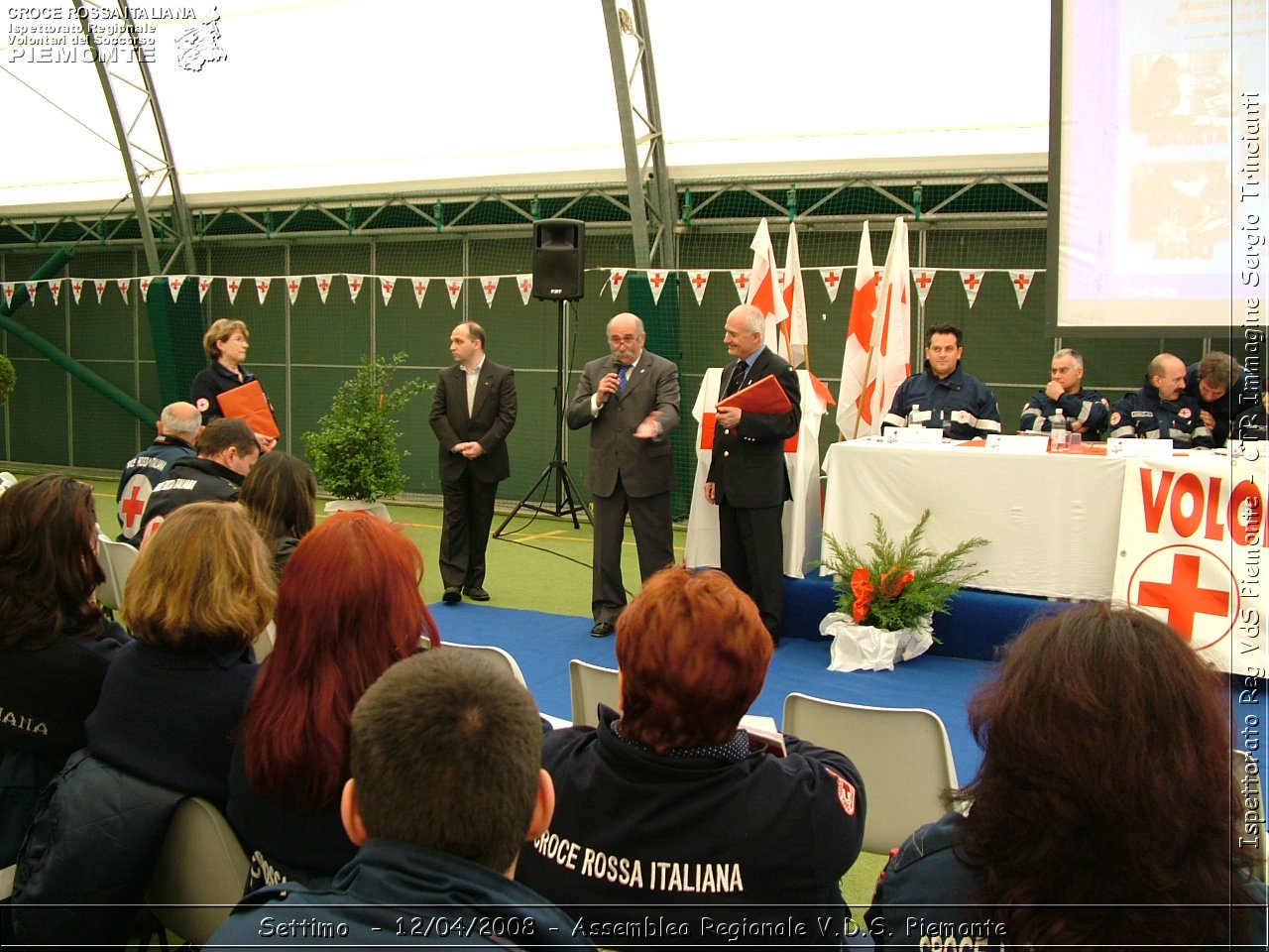 Settimo Torinese - 12/04/2008 - Assemblea Regionale 2008 Volontari Del Soccorso del Piemonte  - Croce Rossa Italiana - Ispettorato Regionale Volontari del Soccorso Piemonte