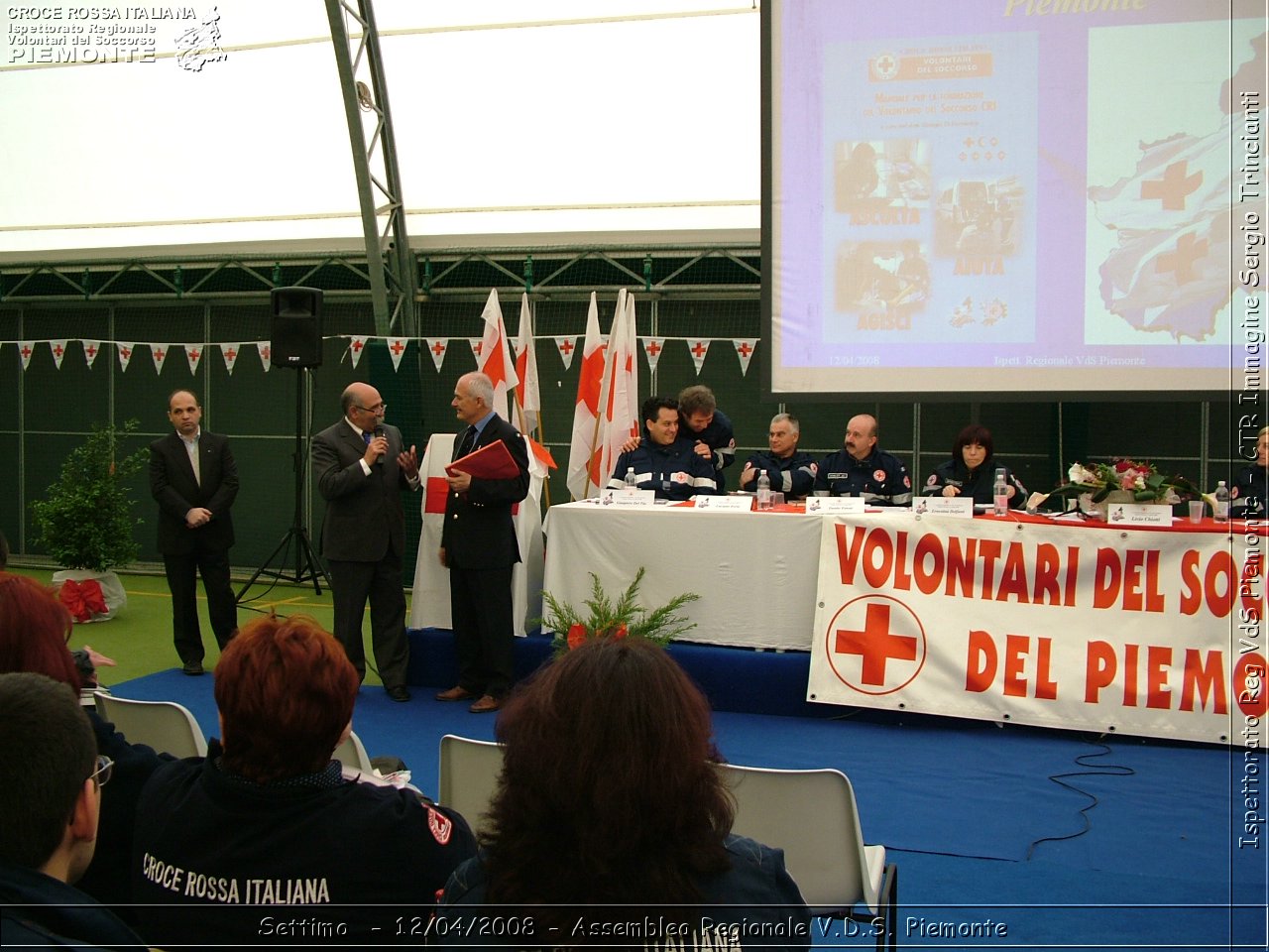 Settimo Torinese - 12/04/2008 - Assemblea Regionale 2008 Volontari Del Soccorso del Piemonte  - Croce Rossa Italiana - Ispettorato Regionale Volontari del Soccorso Piemonte