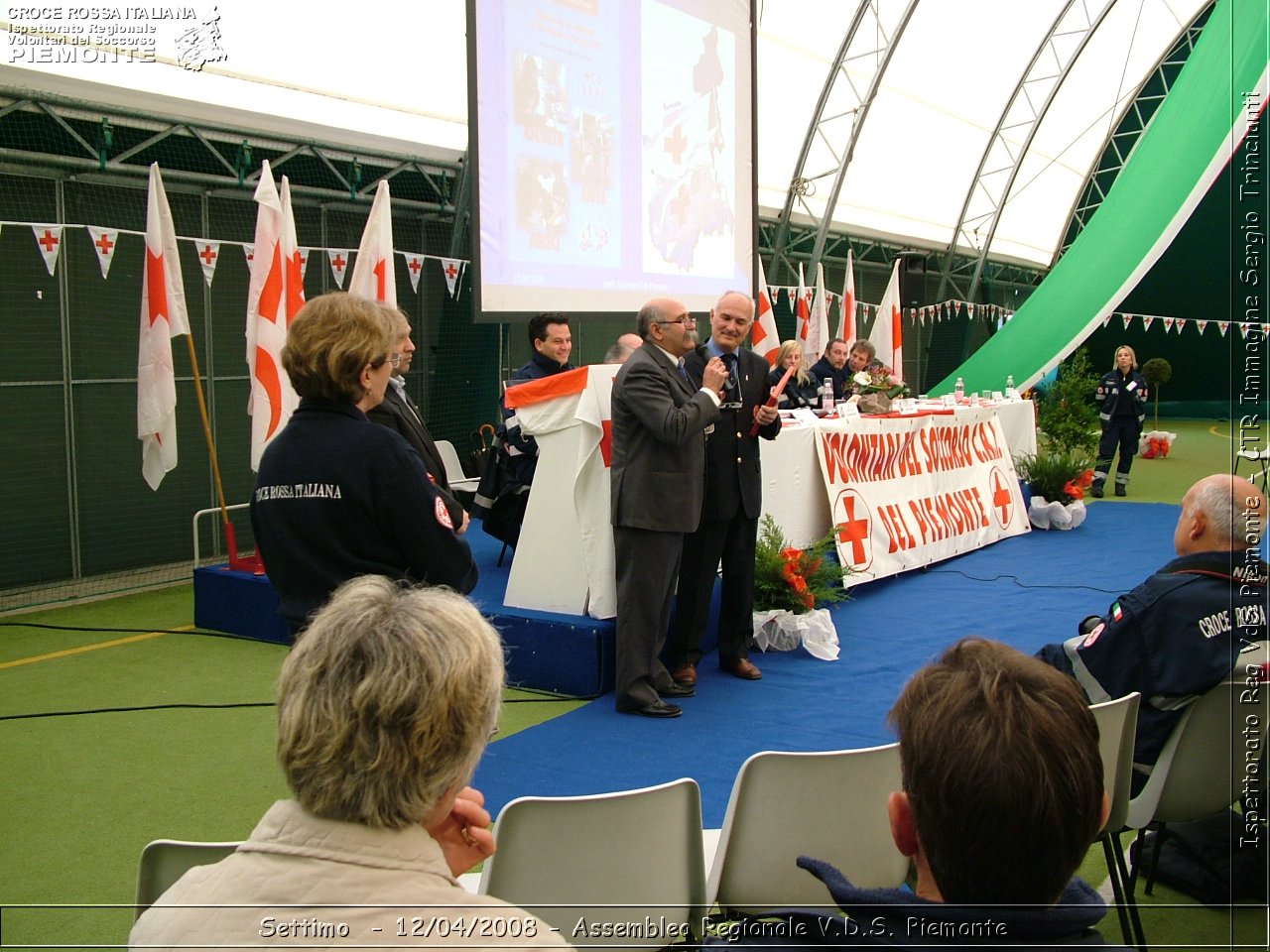 Settimo Torinese - 12/04/2008 - Assemblea Regionale 2008 Volontari Del Soccorso del Piemonte  - Croce Rossa Italiana - Ispettorato Regionale Volontari del Soccorso Piemonte