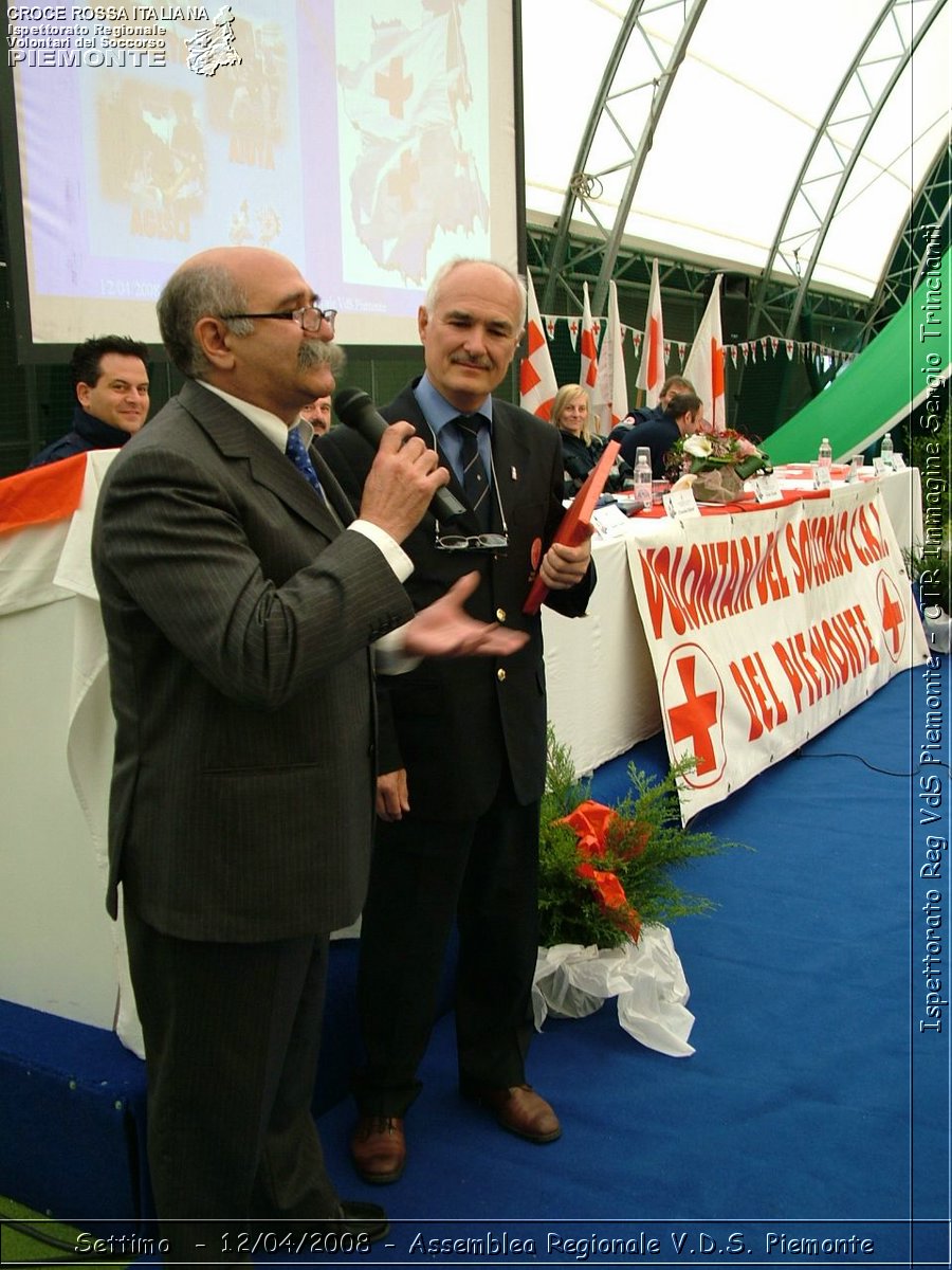 Settimo Torinese - 12/04/2008 - Assemblea Regionale 2008 Volontari Del Soccorso del Piemonte  - Croce Rossa Italiana - Ispettorato Regionale Volontari del Soccorso Piemonte