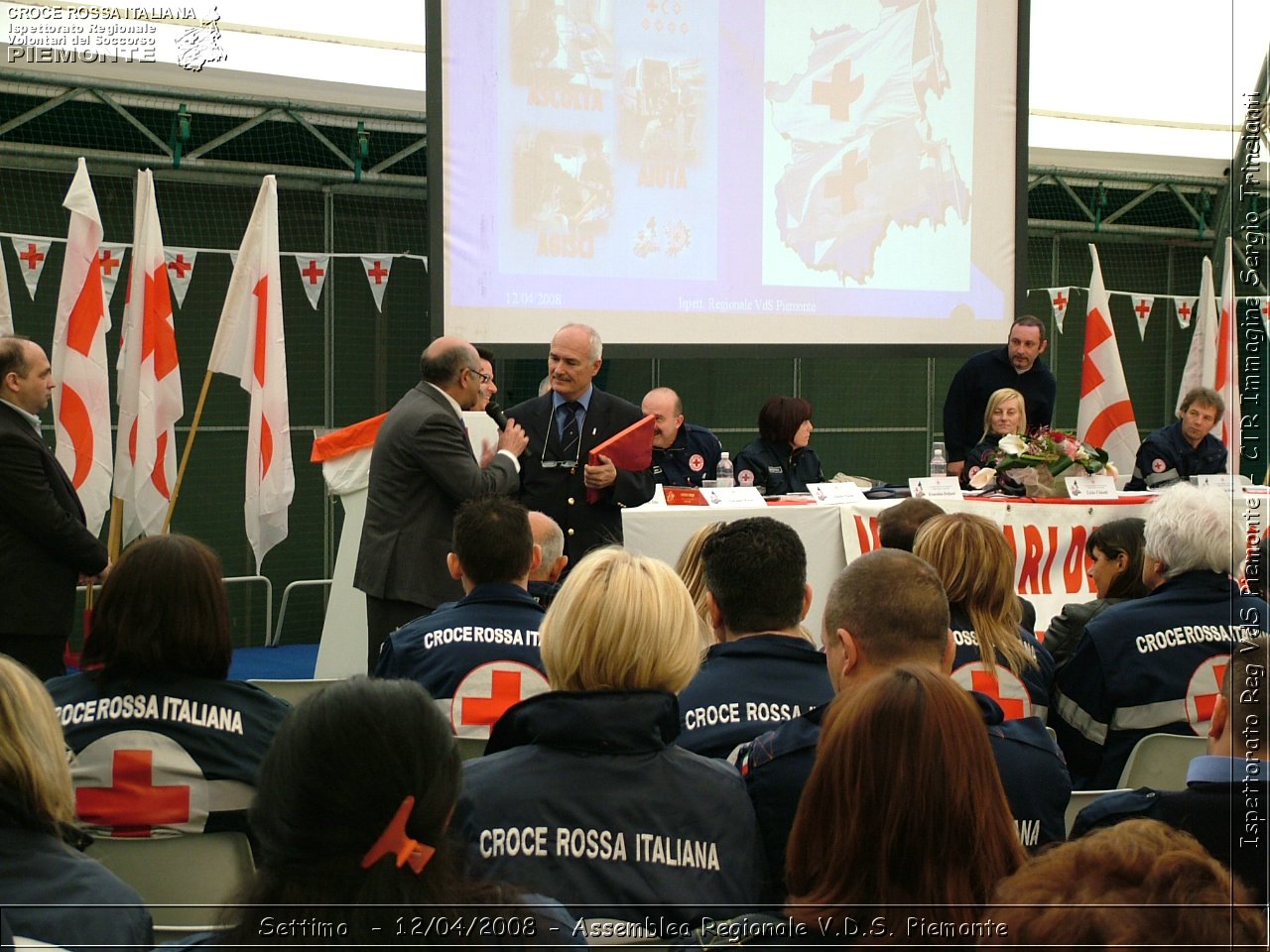 Settimo Torinese - 12/04/2008 - Assemblea Regionale 2008 Volontari Del Soccorso del Piemonte  - Croce Rossa Italiana - Ispettorato Regionale Volontari del Soccorso Piemonte