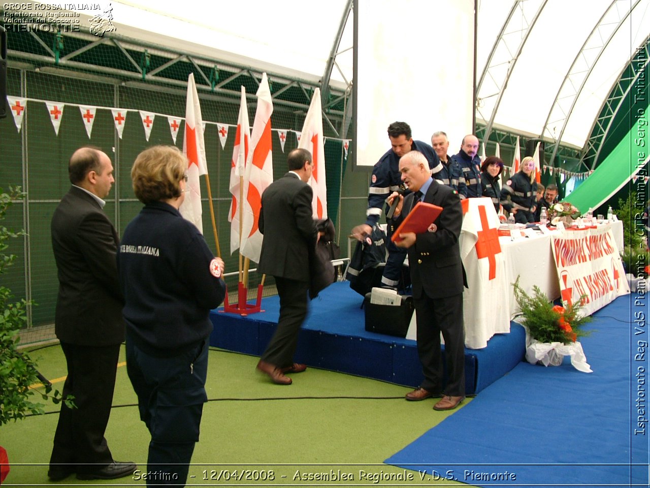 Settimo Torinese - 12/04/2008 - Assemblea Regionale 2008 Volontari Del Soccorso del Piemonte  - Croce Rossa Italiana - Ispettorato Regionale Volontari del Soccorso Piemonte