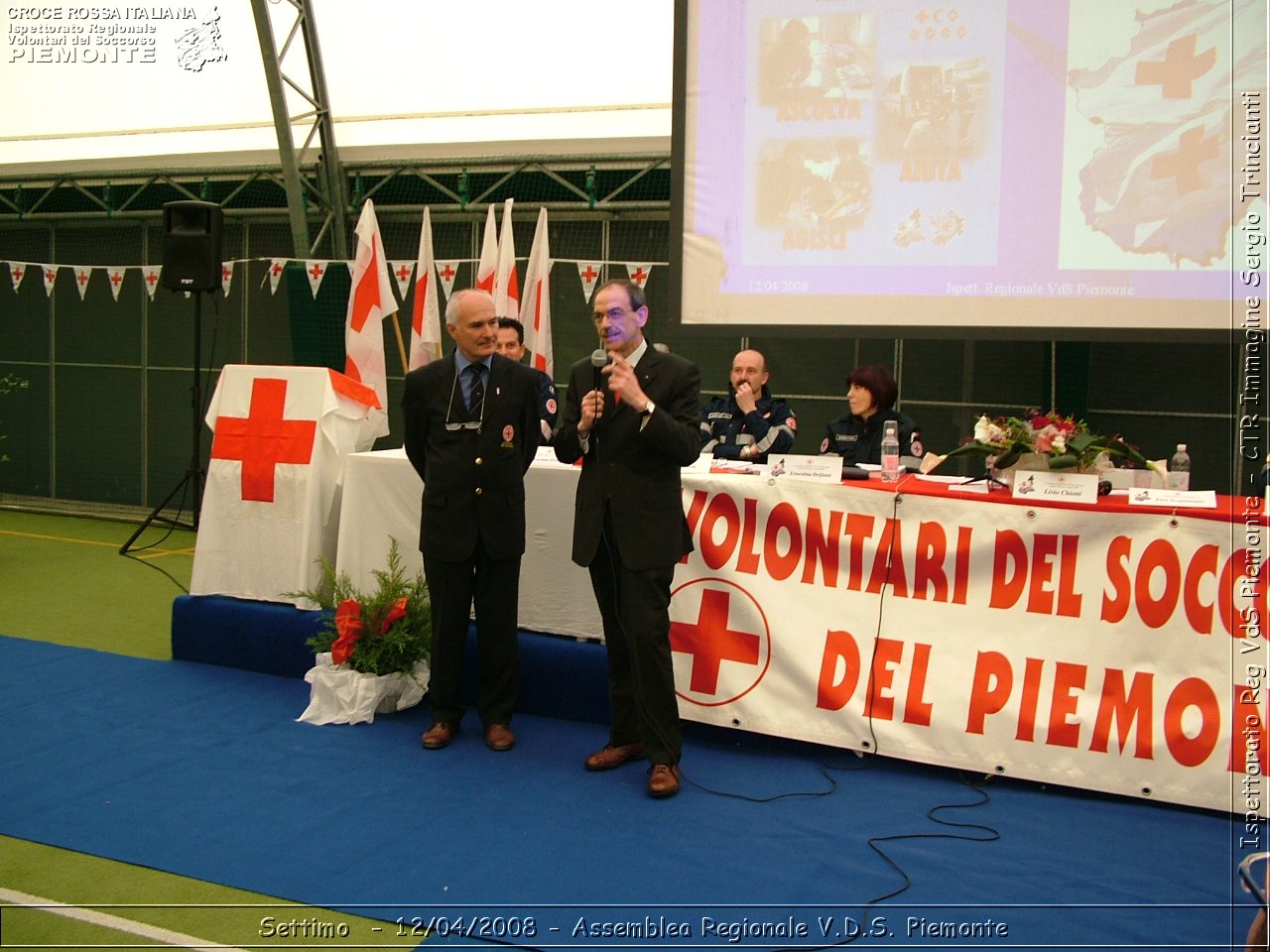 Settimo Torinese - 12/04/2008 - Assemblea Regionale 2008 Volontari Del Soccorso del Piemonte  - Croce Rossa Italiana - Ispettorato Regionale Volontari del Soccorso Piemonte