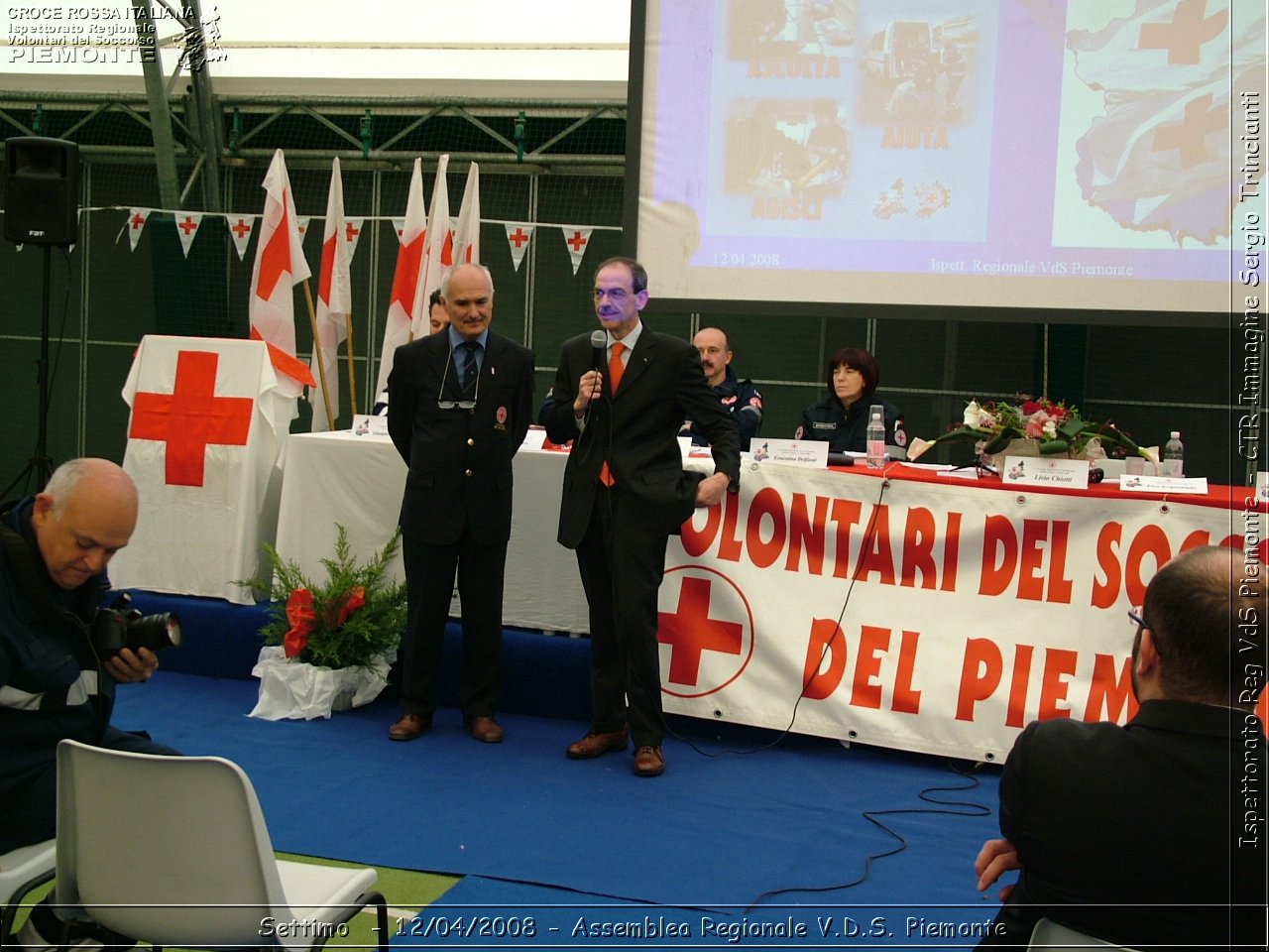 Settimo Torinese - 12/04/2008 - Assemblea Regionale 2008 Volontari Del Soccorso del Piemonte  - Croce Rossa Italiana - Ispettorato Regionale Volontari del Soccorso Piemonte