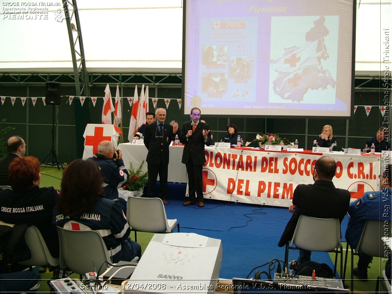 Settimo Torinese - 12/04/2008 - Assemblea Regionale 2008 Volontari Del Soccorso del Piemonte  - Croce Rossa Italiana - Ispettorato Regionale Volontari del Soccorso Piemonte