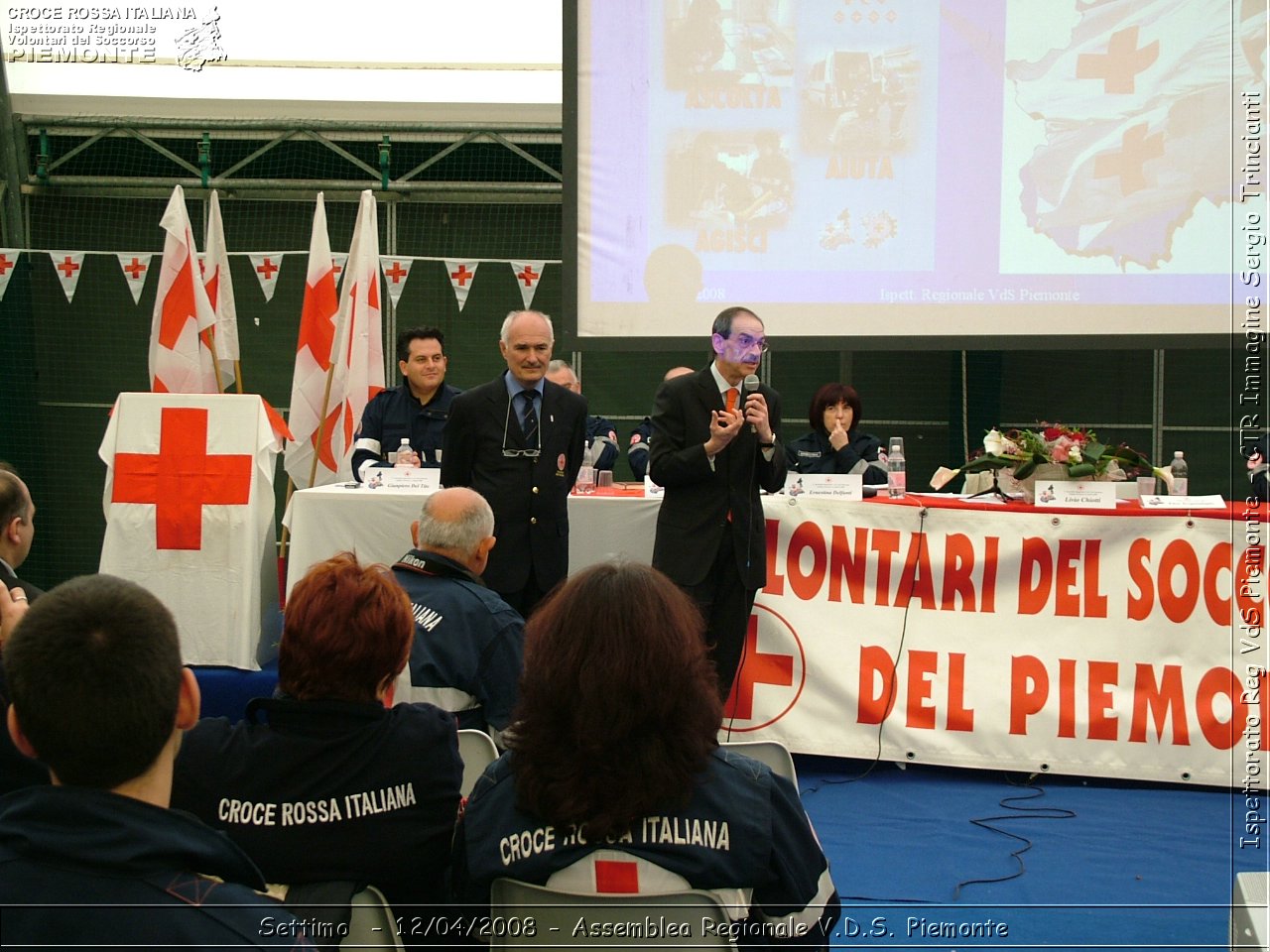 Settimo Torinese - 12/04/2008 - Assemblea Regionale 2008 Volontari Del Soccorso del Piemonte  - Croce Rossa Italiana - Ispettorato Regionale Volontari del Soccorso Piemonte