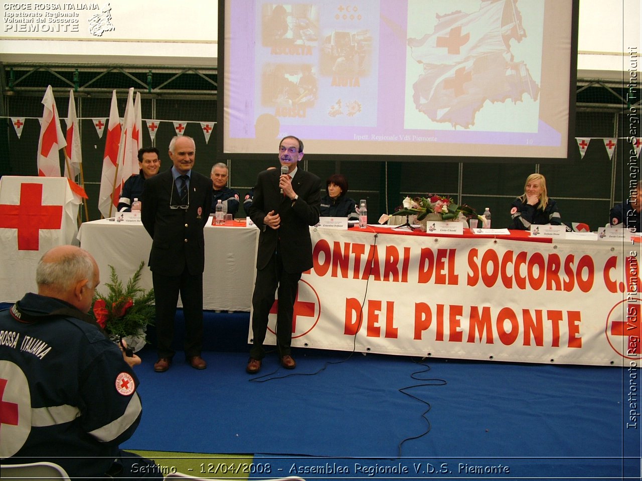 Settimo Torinese - 12/04/2008 - Assemblea Regionale 2008 Volontari Del Soccorso del Piemonte  - Croce Rossa Italiana - Ispettorato Regionale Volontari del Soccorso Piemonte