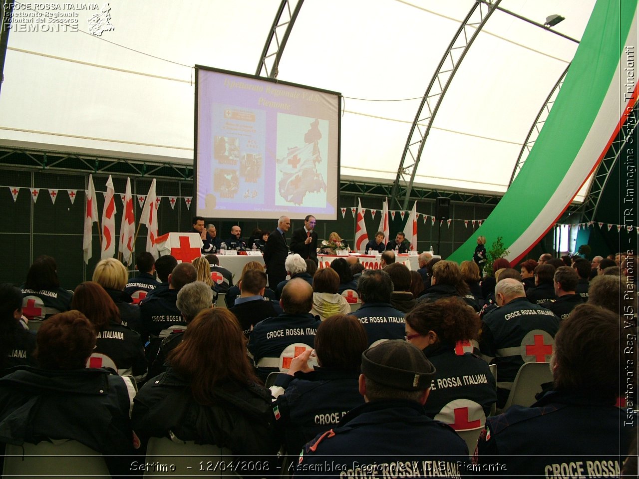 Settimo Torinese - 12/04/2008 - Assemblea Regionale 2008 Volontari Del Soccorso del Piemonte  - Croce Rossa Italiana - Ispettorato Regionale Volontari del Soccorso Piemonte