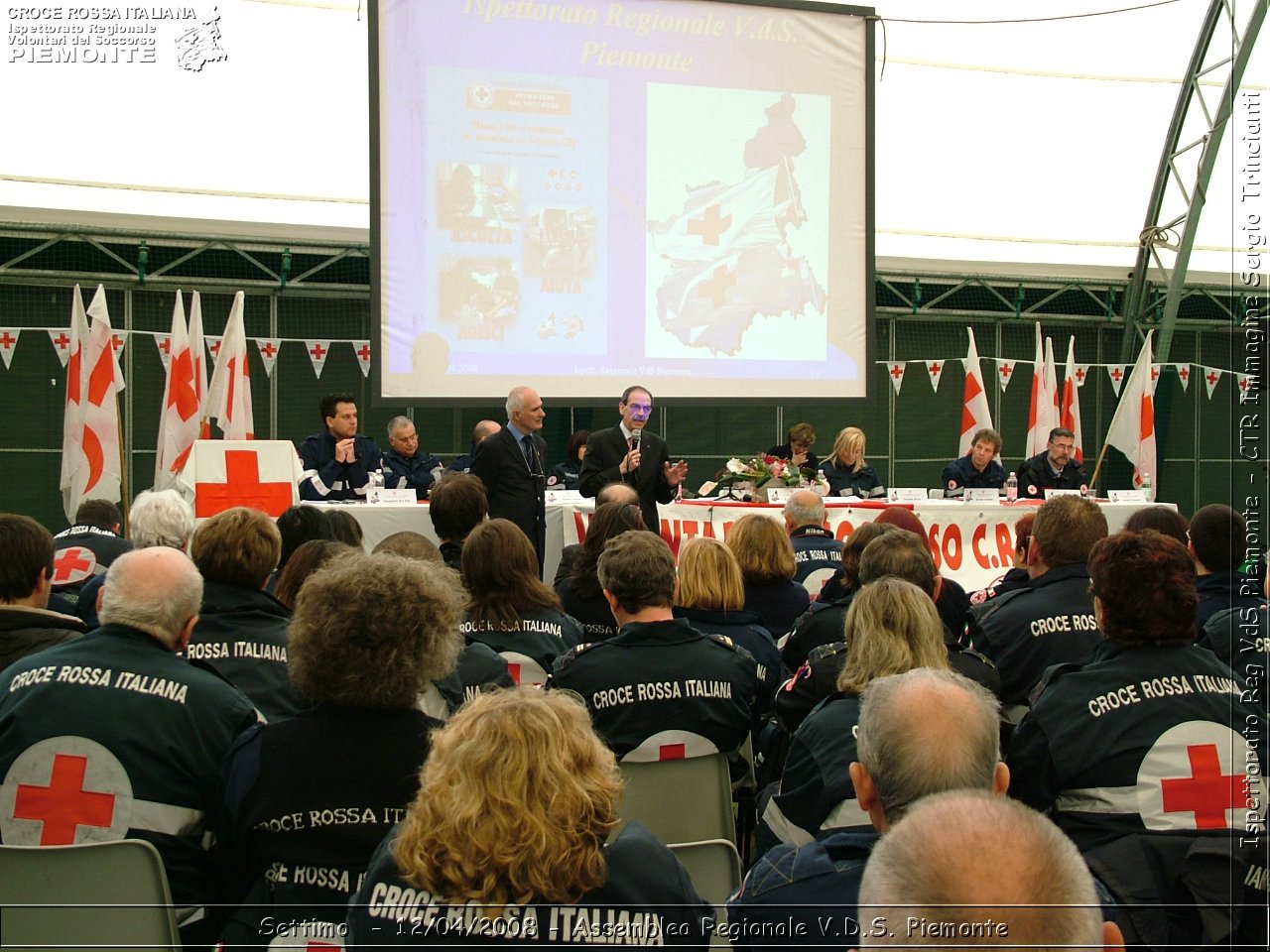 Settimo Torinese - 12/04/2008 - Assemblea Regionale 2008 Volontari Del Soccorso del Piemonte  - Croce Rossa Italiana - Ispettorato Regionale Volontari del Soccorso Piemonte