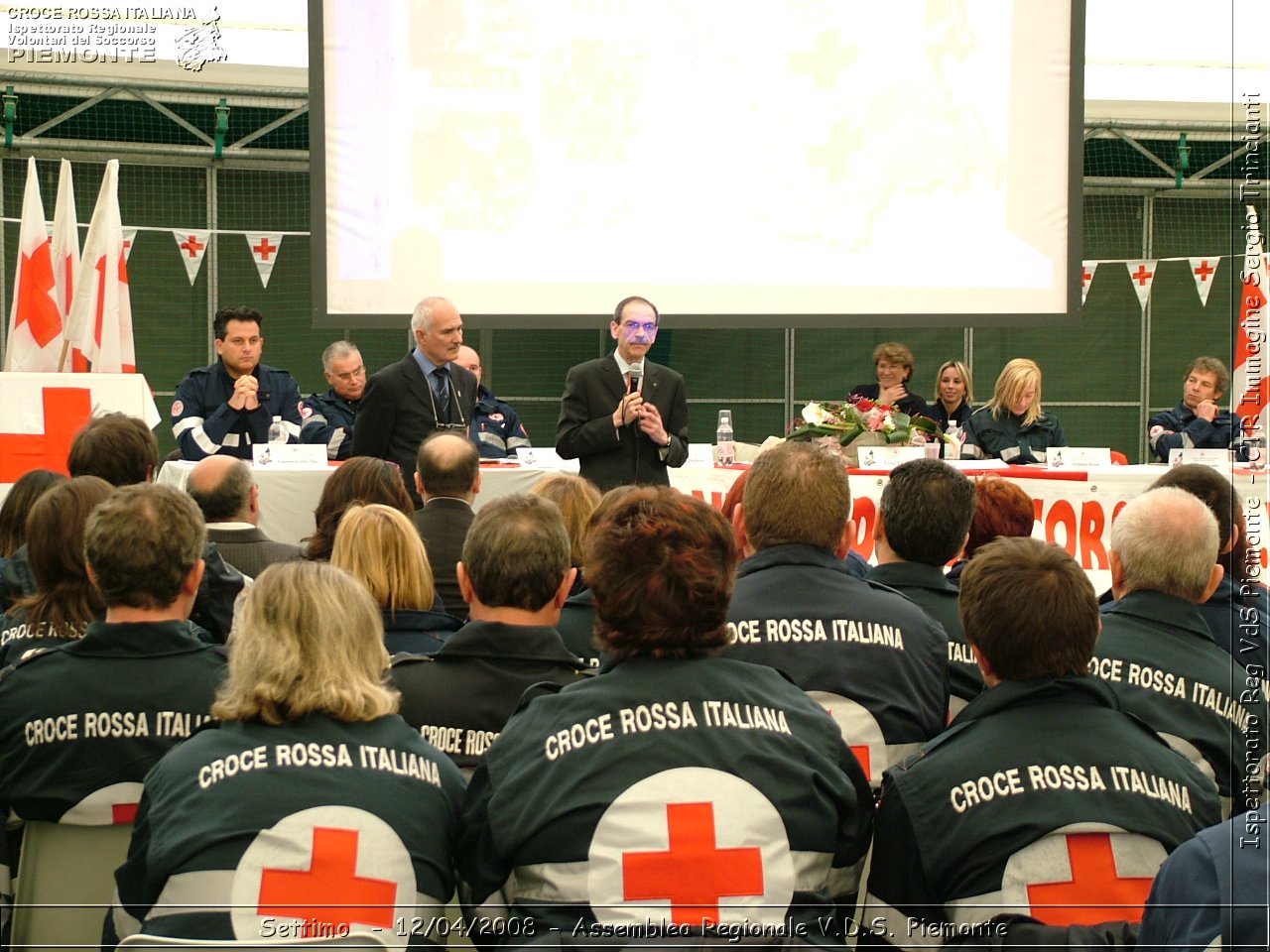 Settimo Torinese - 12/04/2008 - Assemblea Regionale 2008 Volontari Del Soccorso del Piemonte  - Croce Rossa Italiana - Ispettorato Regionale Volontari del Soccorso Piemonte