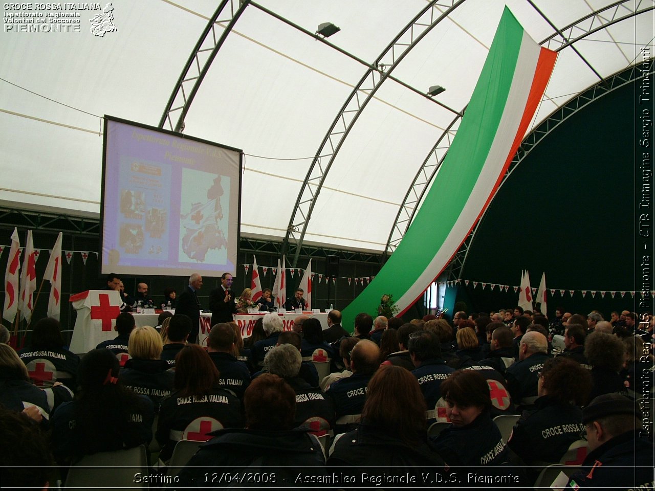 Settimo Torinese - 12/04/2008 - Assemblea Regionale 2008 Volontari Del Soccorso del Piemonte  - Croce Rossa Italiana - Ispettorato Regionale Volontari del Soccorso Piemonte