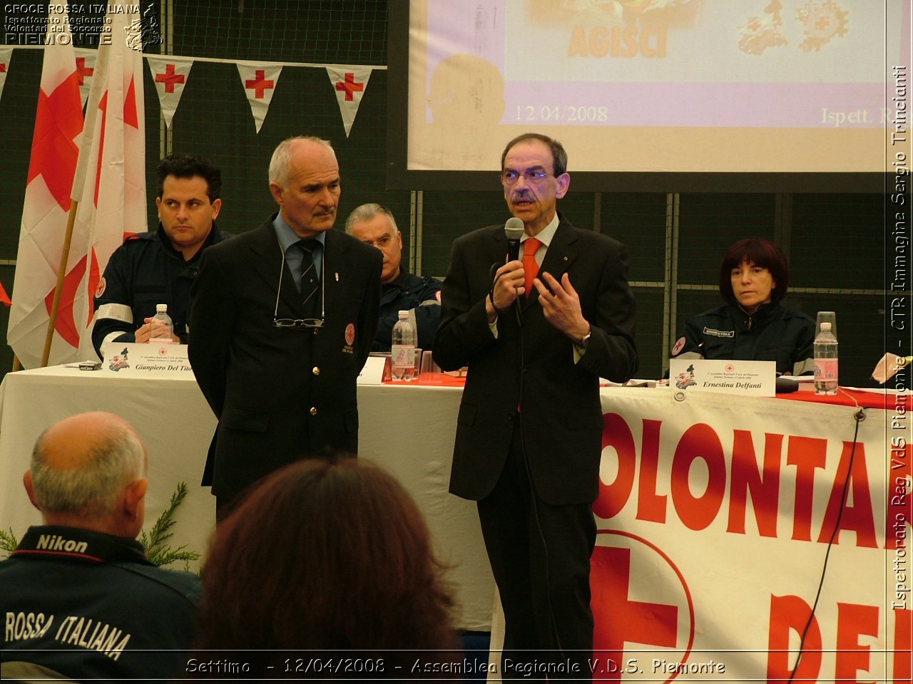 Settimo Torinese - 12/04/2008 - Assemblea Regionale 2008 Volontari Del Soccorso del Piemonte  - Croce Rossa Italiana - Ispettorato Regionale Volontari del Soccorso Piemonte