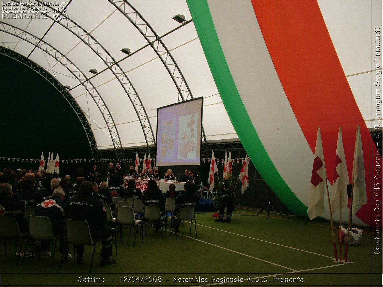 Settimo Torinese - 12/04/2008 - Assemblea Regionale 2008 Volontari Del Soccorso del Piemonte  - Croce Rossa Italiana - Ispettorato Regionale Volontari del Soccorso Piemonte