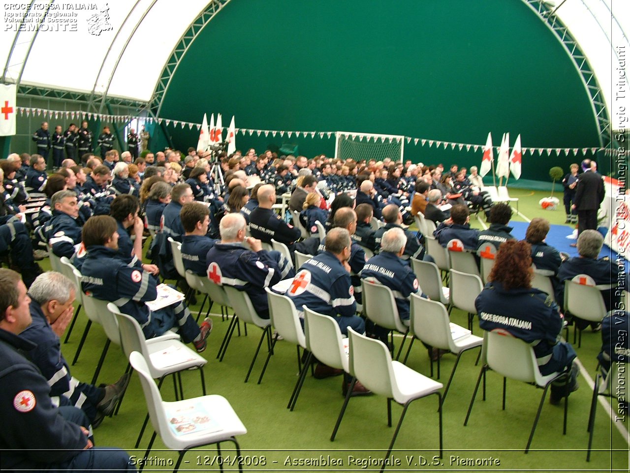 Settimo Torinese - 12/04/2008 - Assemblea Regionale 2008 Volontari Del Soccorso del Piemonte  - Croce Rossa Italiana - Ispettorato Regionale Volontari del Soccorso Piemonte