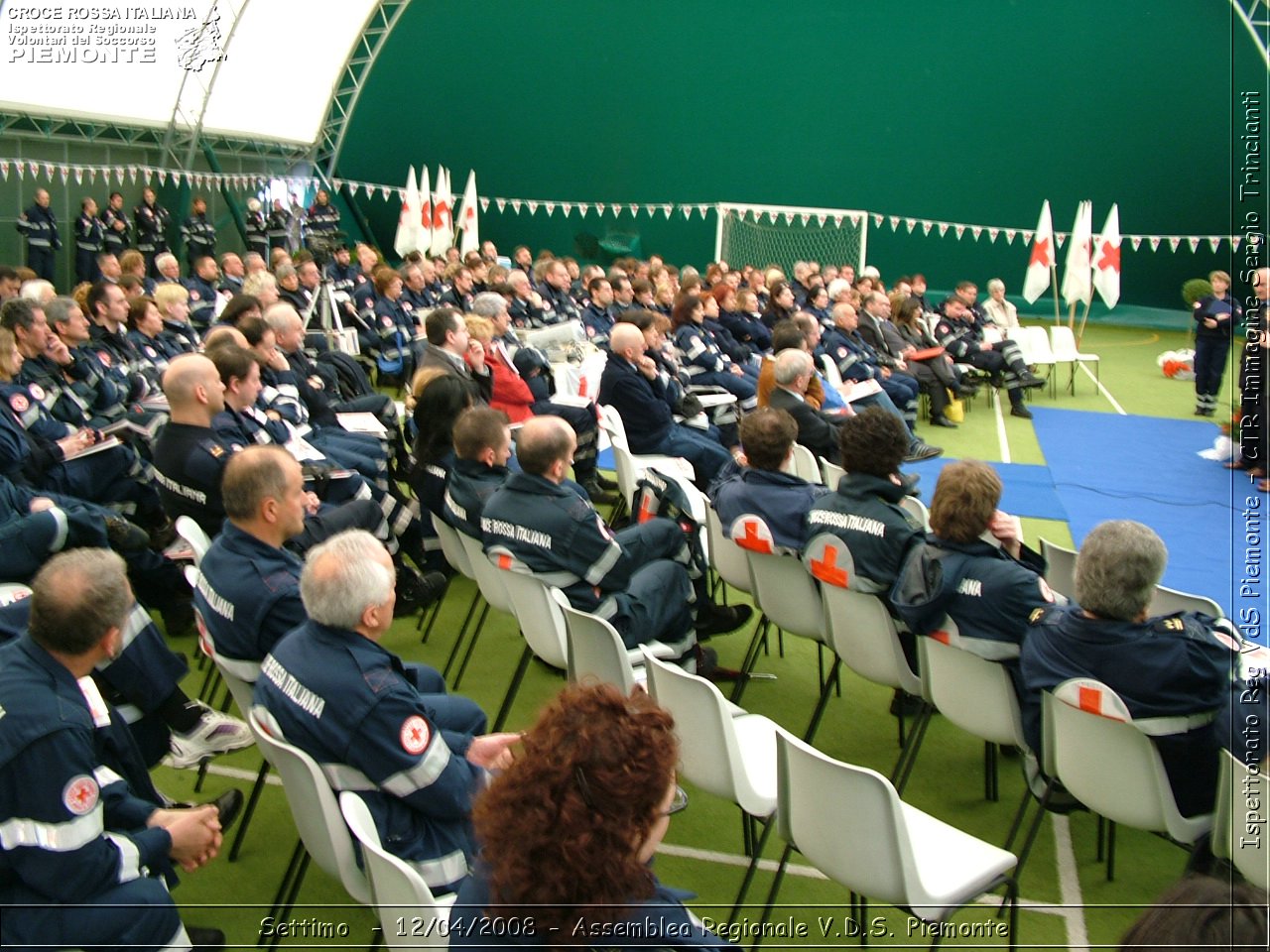 Settimo Torinese - 12/04/2008 - Assemblea Regionale 2008 Volontari Del Soccorso del Piemonte  - Croce Rossa Italiana - Ispettorato Regionale Volontari del Soccorso Piemonte