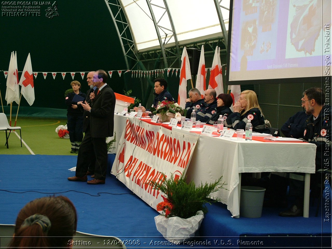 Settimo Torinese - 12/04/2008 - Assemblea Regionale 2008 Volontari Del Soccorso del Piemonte  - Croce Rossa Italiana - Ispettorato Regionale Volontari del Soccorso Piemonte