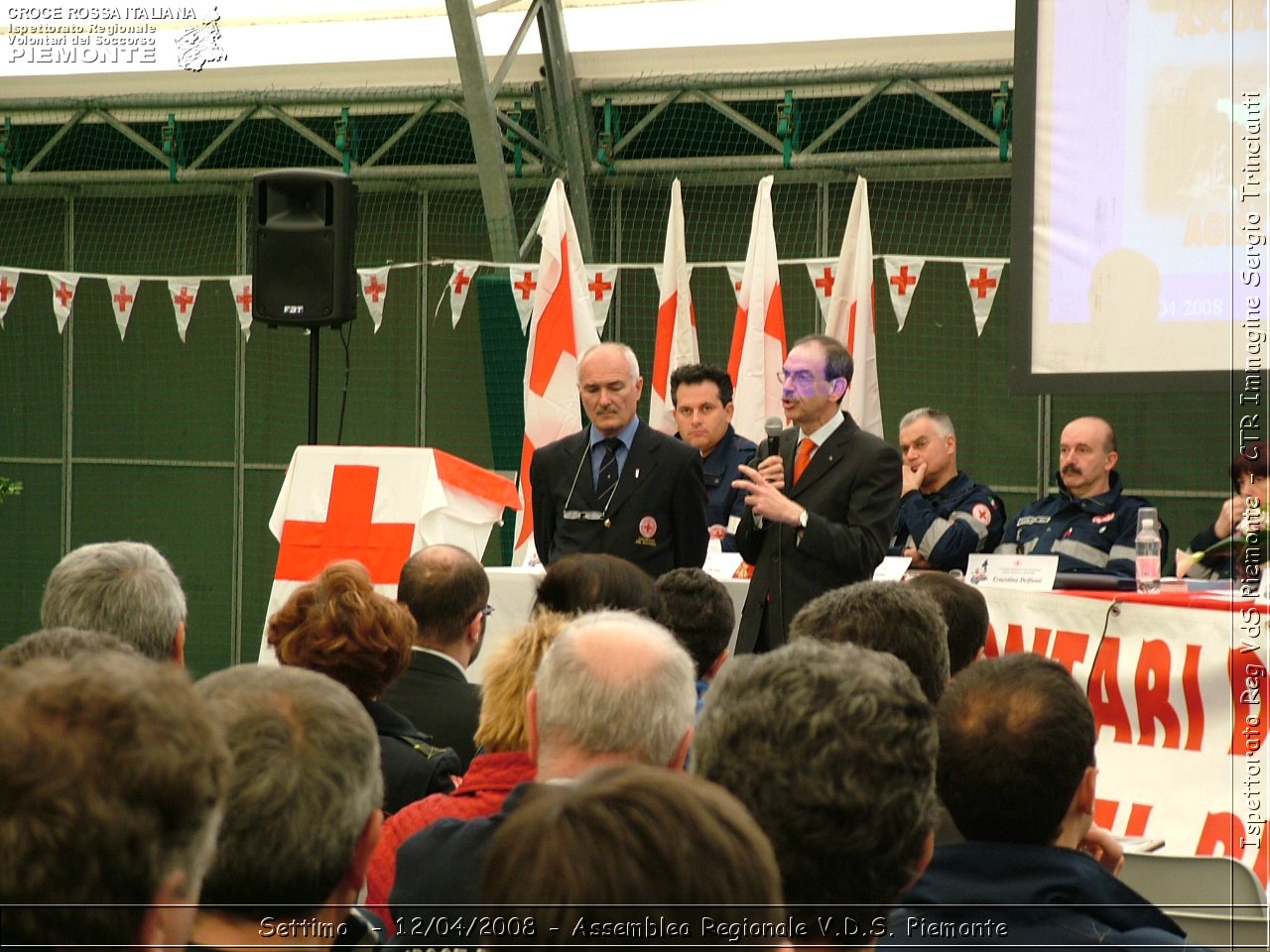 Settimo Torinese - 12/04/2008 - Assemblea Regionale 2008 Volontari Del Soccorso del Piemonte  - Croce Rossa Italiana - Ispettorato Regionale Volontari del Soccorso Piemonte