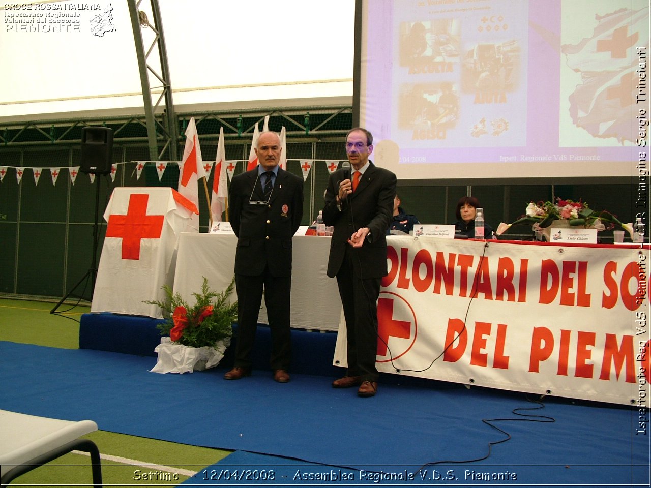 Settimo Torinese - 12/04/2008 - Assemblea Regionale 2008 Volontari Del Soccorso del Piemonte  - Croce Rossa Italiana - Ispettorato Regionale Volontari del Soccorso Piemonte