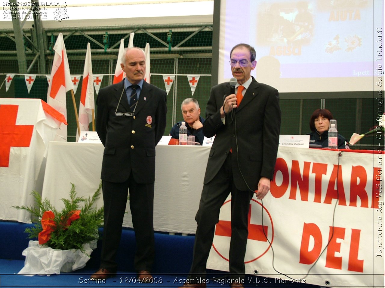 Settimo Torinese - 12/04/2008 - Assemblea Regionale 2008 Volontari Del Soccorso del Piemonte  - Croce Rossa Italiana - Ispettorato Regionale Volontari del Soccorso Piemonte