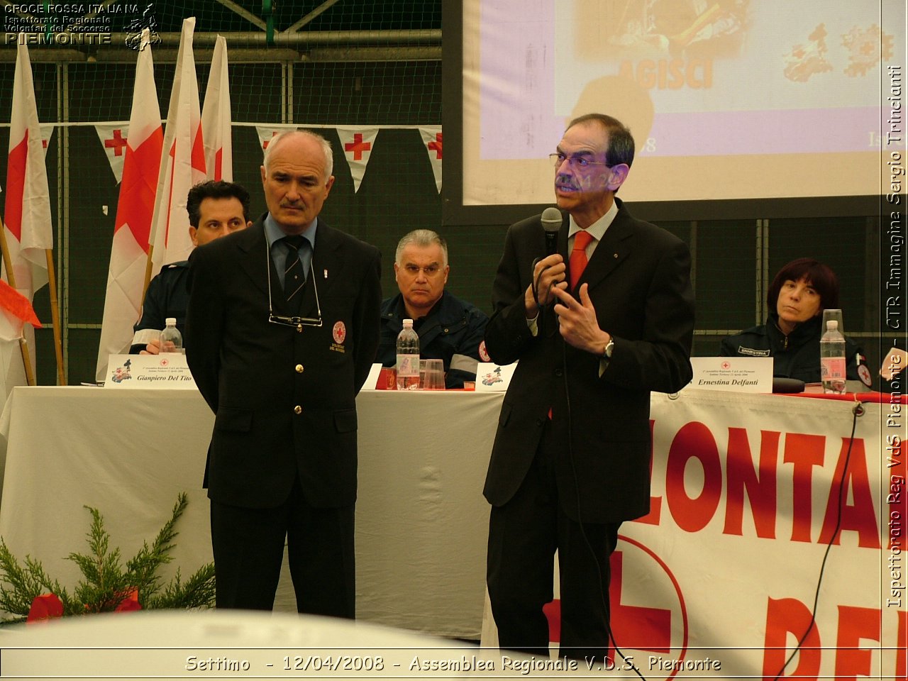 Settimo Torinese - 12/04/2008 - Assemblea Regionale 2008 Volontari Del Soccorso del Piemonte  - Croce Rossa Italiana - Ispettorato Regionale Volontari del Soccorso Piemonte