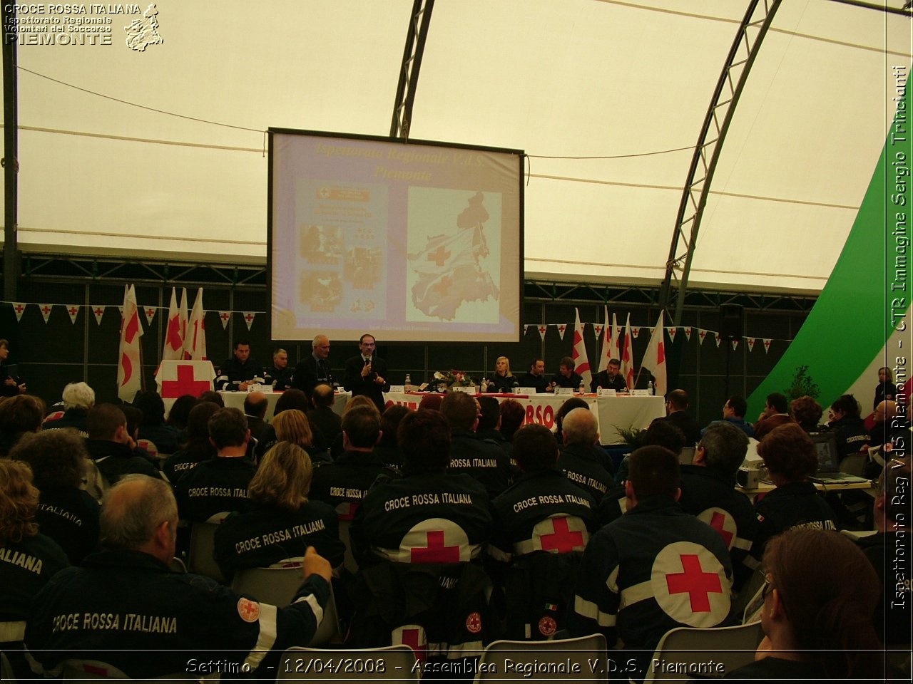 Settimo Torinese - 12/04/2008 - Assemblea Regionale 2008 Volontari Del Soccorso del Piemonte  - Croce Rossa Italiana - Ispettorato Regionale Volontari del Soccorso Piemonte