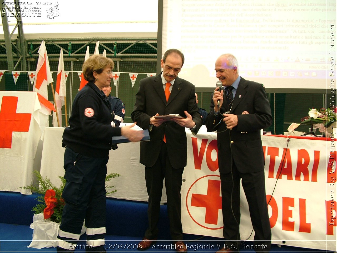 Settimo Torinese - 12/04/2008 - Assemblea Regionale 2008 Volontari Del Soccorso del Piemonte  - Croce Rossa Italiana - Ispettorato Regionale Volontari del Soccorso Piemonte