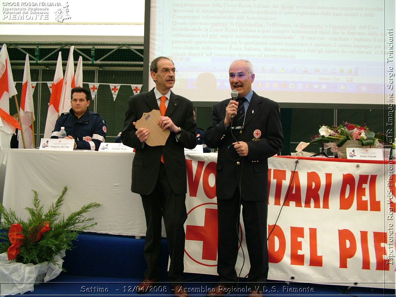 Settimo Torinese - 12/04/2008 - Assemblea Regionale 2008 Volontari Del Soccorso del Piemonte  - Croce Rossa Italiana - Ispettorato Regionale Volontari del Soccorso Piemonte