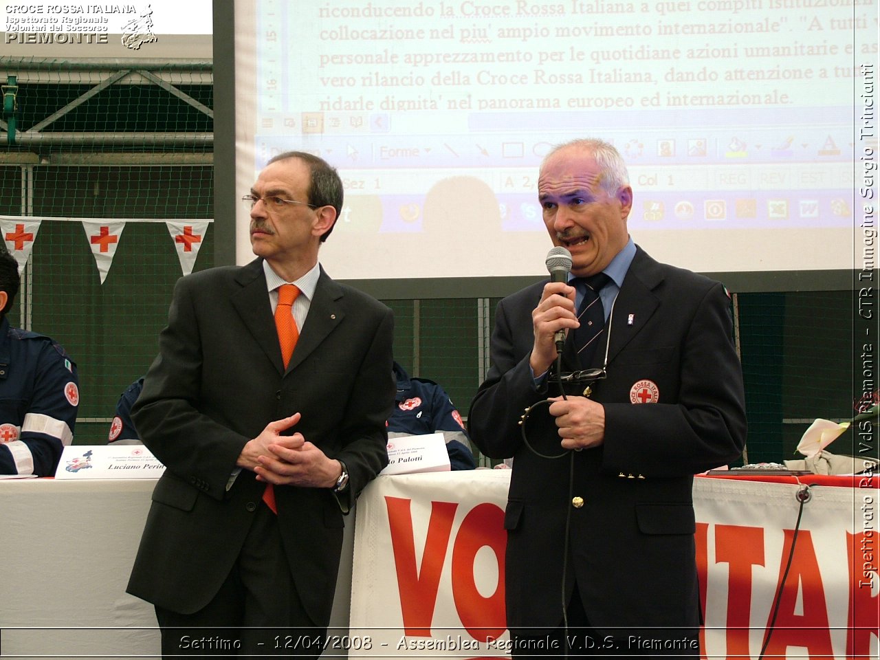 Settimo Torinese - 12/04/2008 - Assemblea Regionale 2008 Volontari Del Soccorso del Piemonte  - Croce Rossa Italiana - Ispettorato Regionale Volontari del Soccorso Piemonte