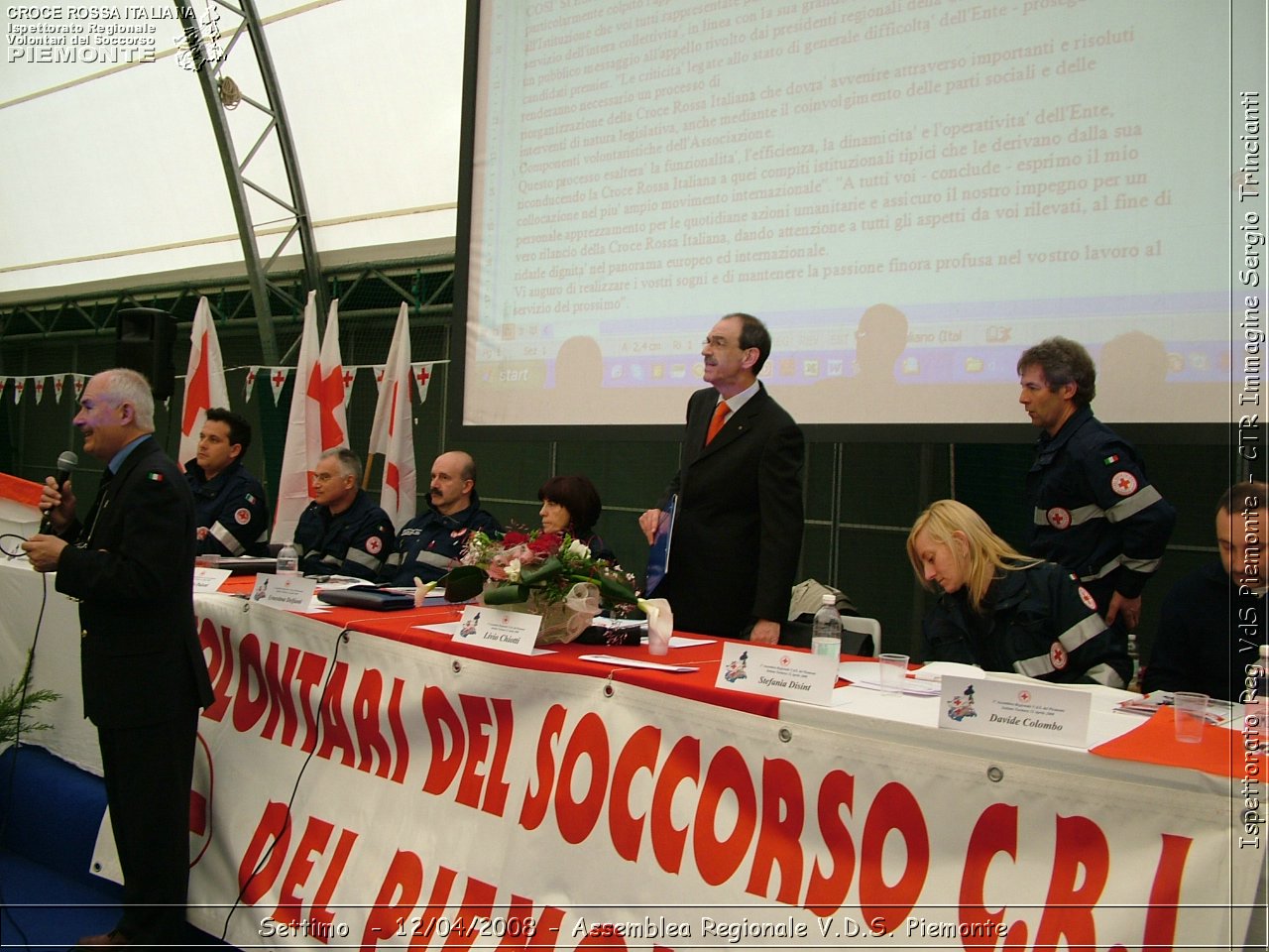 Settimo Torinese - 12/04/2008 - Assemblea Regionale 2008 Volontari Del Soccorso del Piemonte  - Croce Rossa Italiana - Ispettorato Regionale Volontari del Soccorso Piemonte