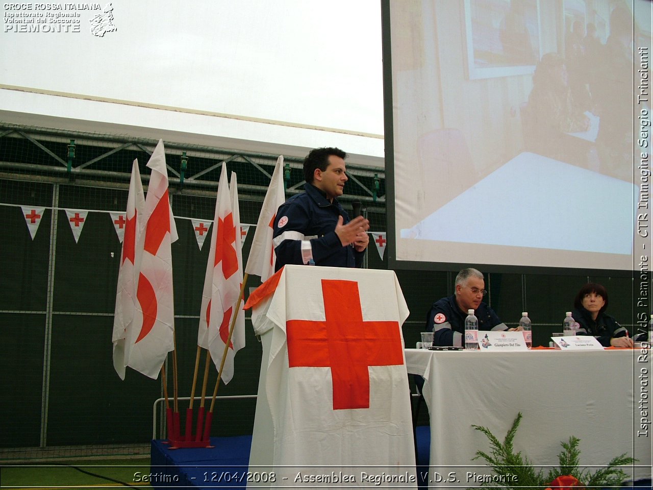 Settimo Torinese - 12/04/2008 - Assemblea Regionale 2008 Volontari Del Soccorso del Piemonte  - Croce Rossa Italiana - Ispettorato Regionale Volontari del Soccorso Piemonte