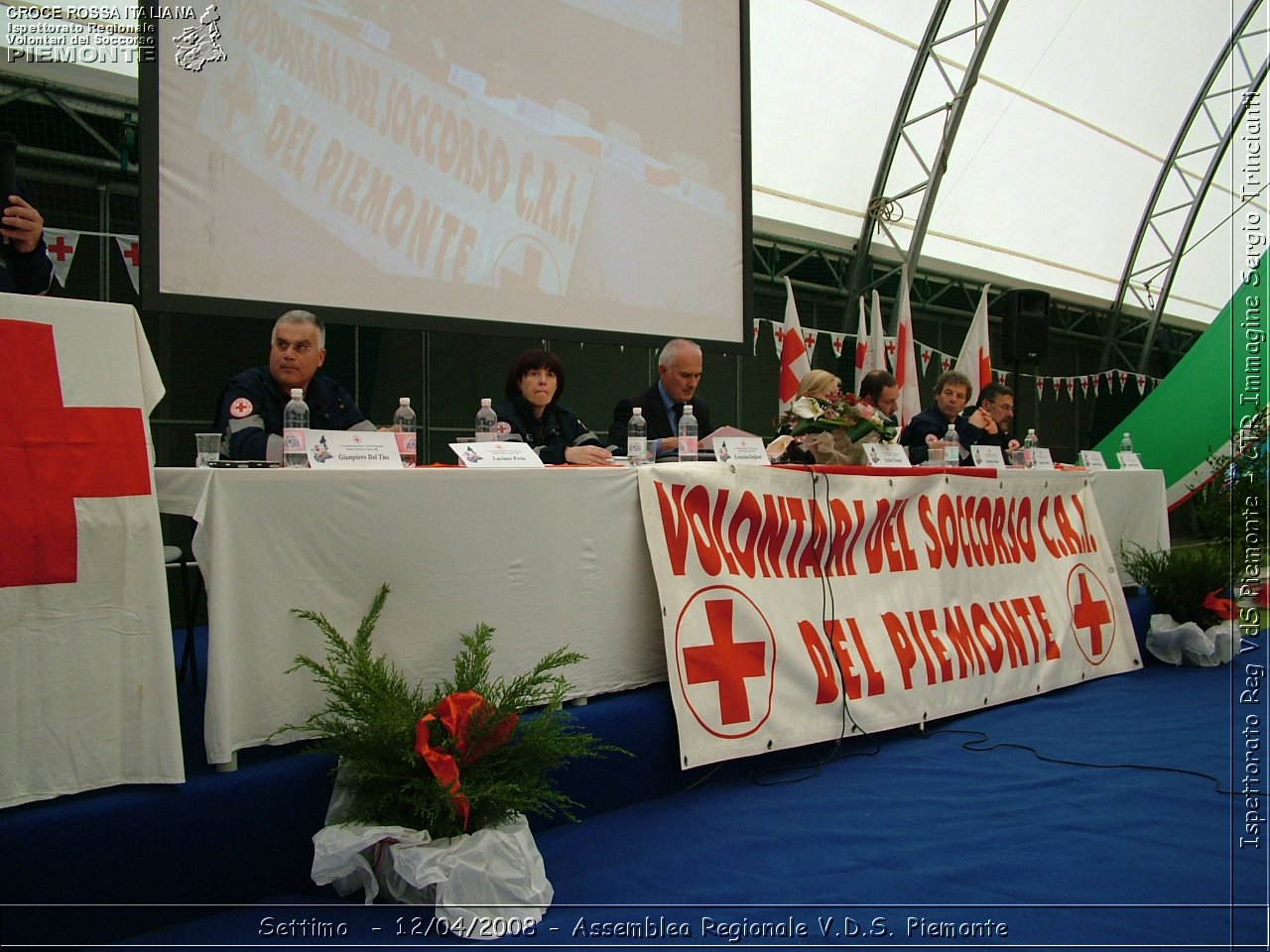 Settimo Torinese - 12/04/2008 - Assemblea Regionale 2008 Volontari Del Soccorso del Piemonte  - Croce Rossa Italiana - Ispettorato Regionale Volontari del Soccorso Piemonte