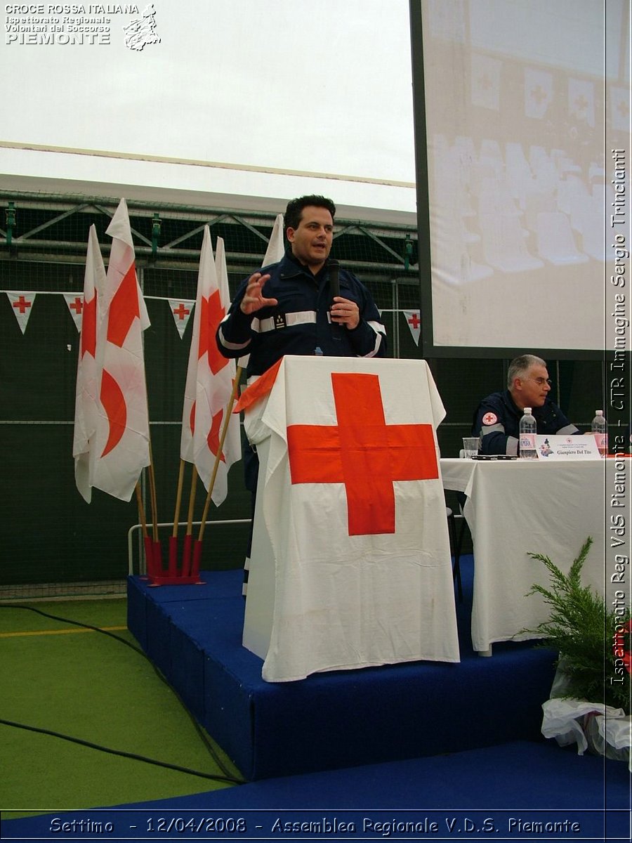 Settimo Torinese - 12/04/2008 - Assemblea Regionale 2008 Volontari Del Soccorso del Piemonte  - Croce Rossa Italiana - Ispettorato Regionale Volontari del Soccorso Piemonte