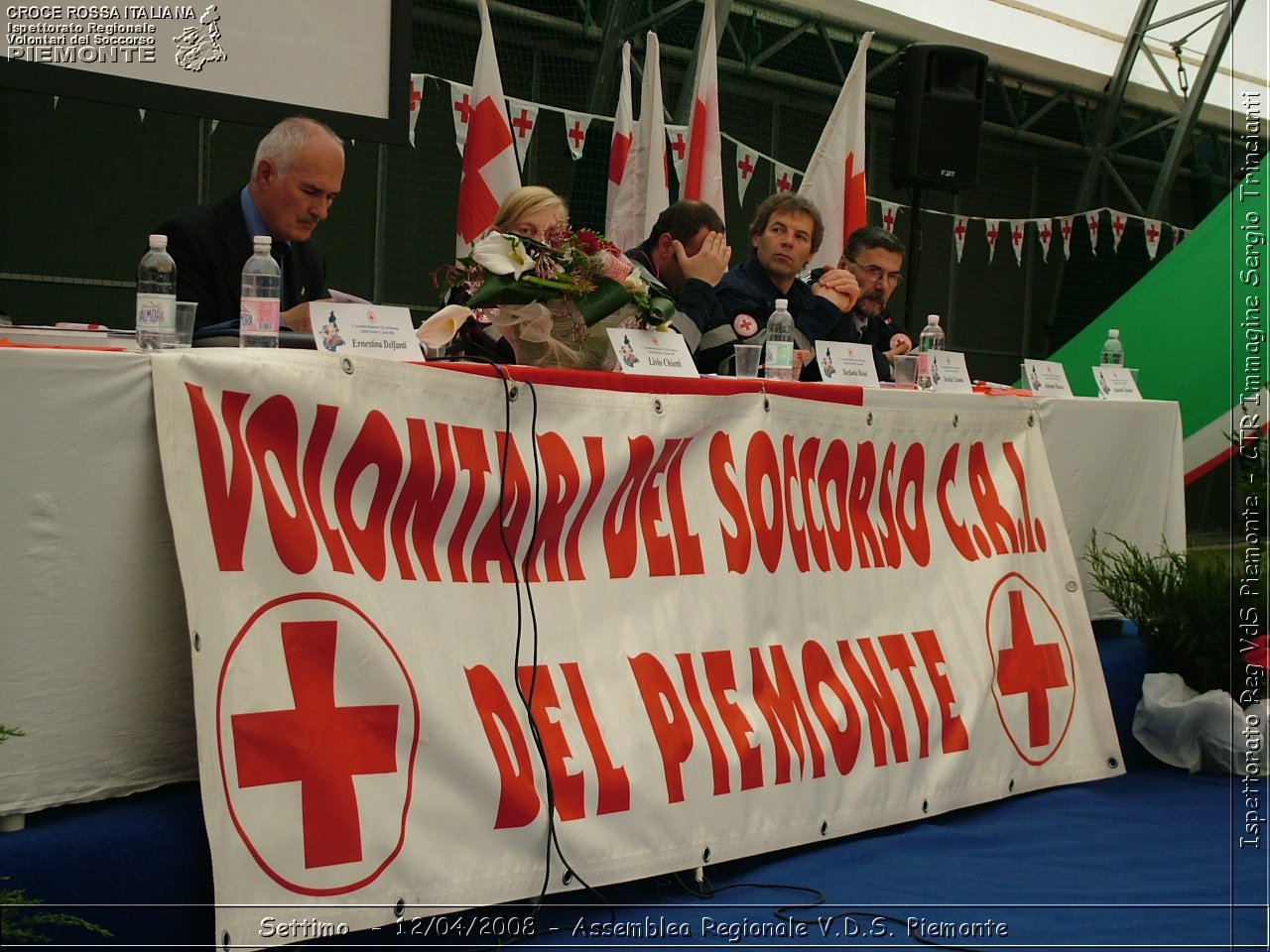 Settimo Torinese - 12/04/2008 - Assemblea Regionale 2008 Volontari Del Soccorso del Piemonte  - Croce Rossa Italiana - Ispettorato Regionale Volontari del Soccorso Piemonte