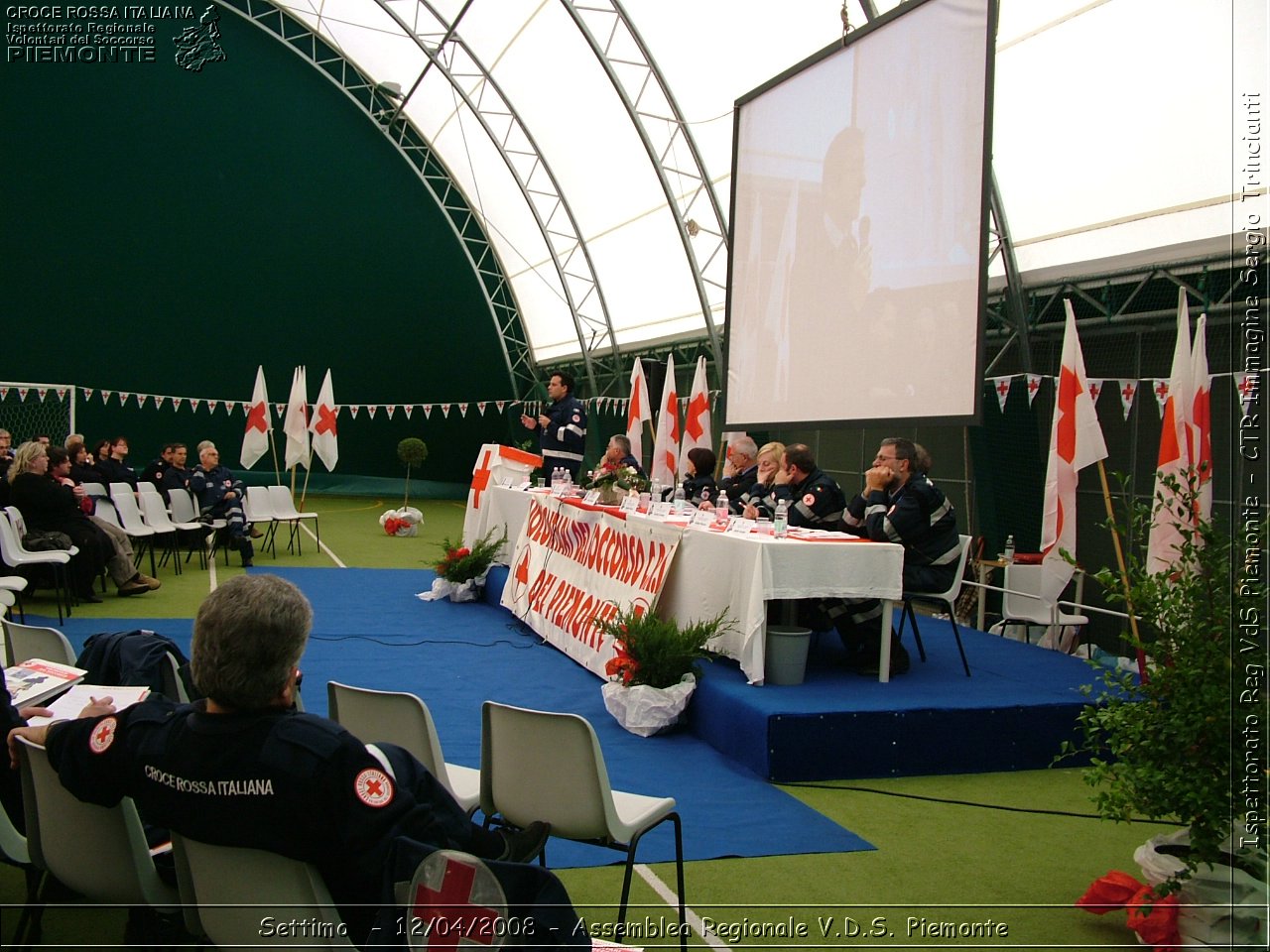 Settimo Torinese - 12/04/2008 - Assemblea Regionale 2008 Volontari Del Soccorso del Piemonte  - Croce Rossa Italiana - Ispettorato Regionale Volontari del Soccorso Piemonte