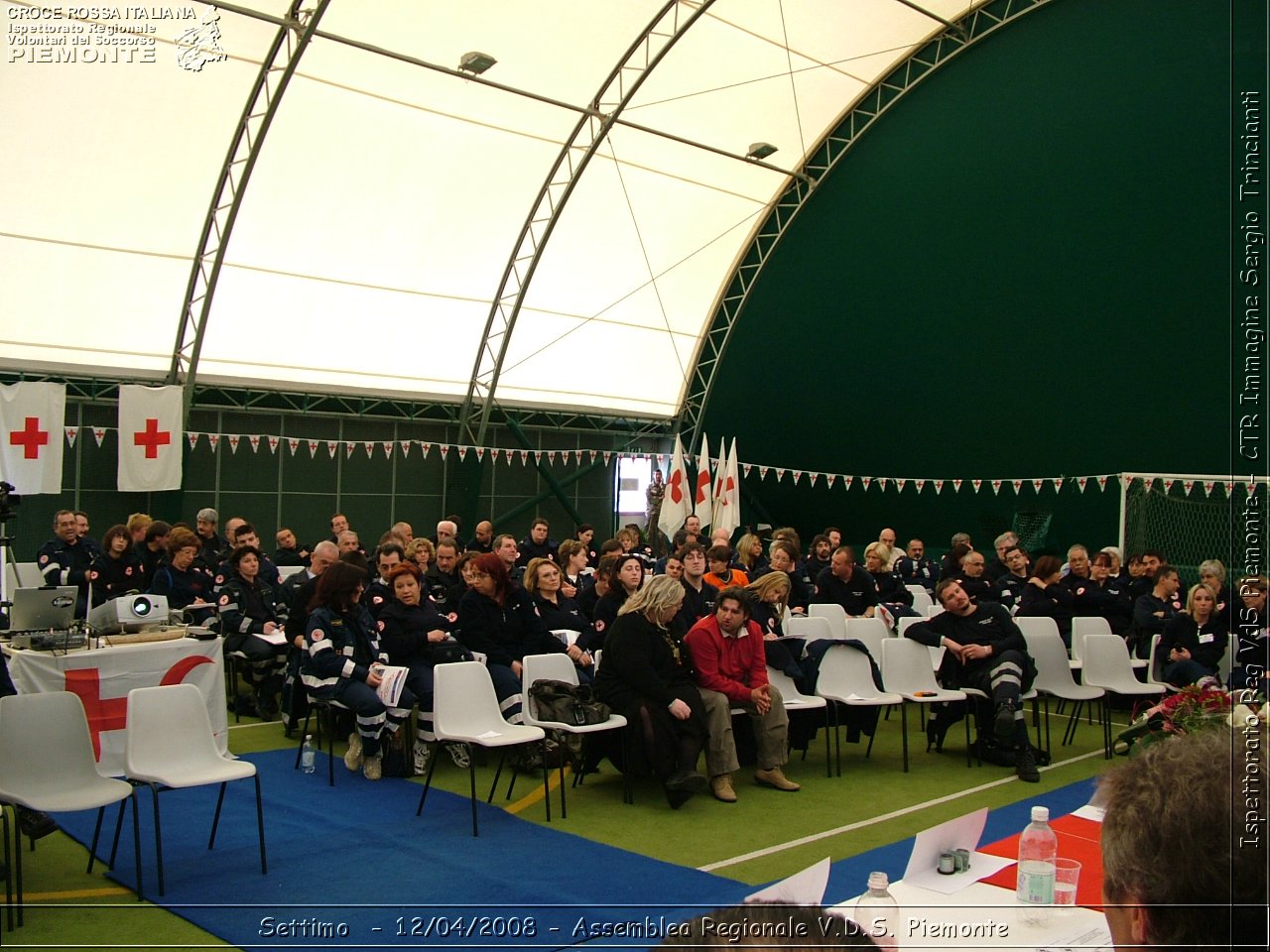 Settimo Torinese - 12/04/2008 - Assemblea Regionale 2008 Volontari Del Soccorso del Piemonte  - Croce Rossa Italiana - Ispettorato Regionale Volontari del Soccorso Piemonte