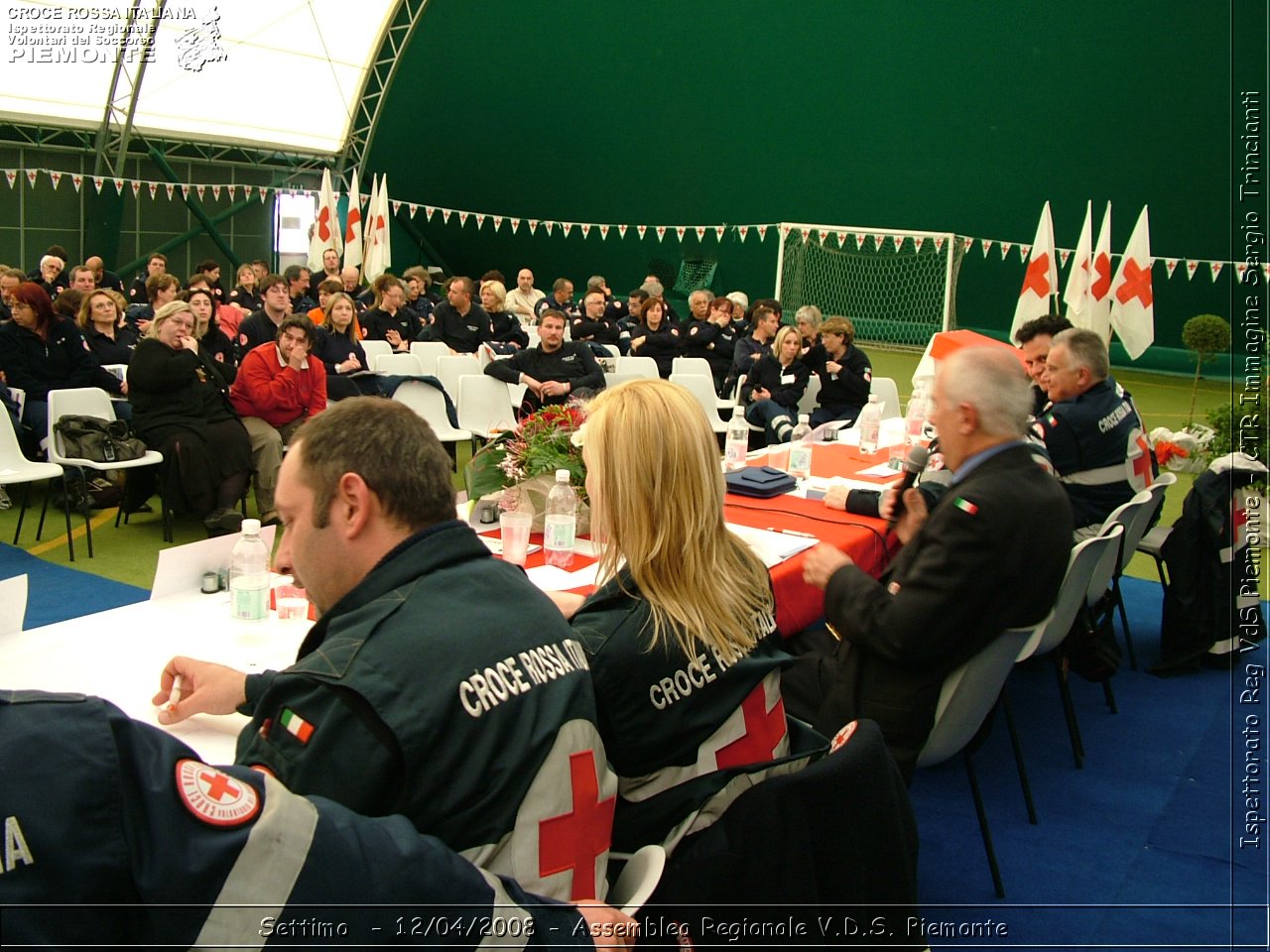 Settimo Torinese - 12/04/2008 - Assemblea Regionale 2008 Volontari Del Soccorso del Piemonte  - Croce Rossa Italiana - Ispettorato Regionale Volontari del Soccorso Piemonte