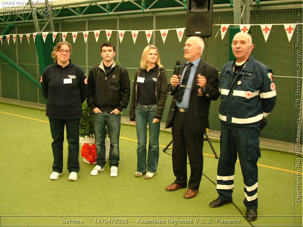 Settimo Torinese - 12/04/2008 - Assemblea Regionale 2008 Volontari Del Soccorso del Piemonte  - Croce Rossa Italiana - Ispettorato Regionale Volontari del Soccorso Piemonte