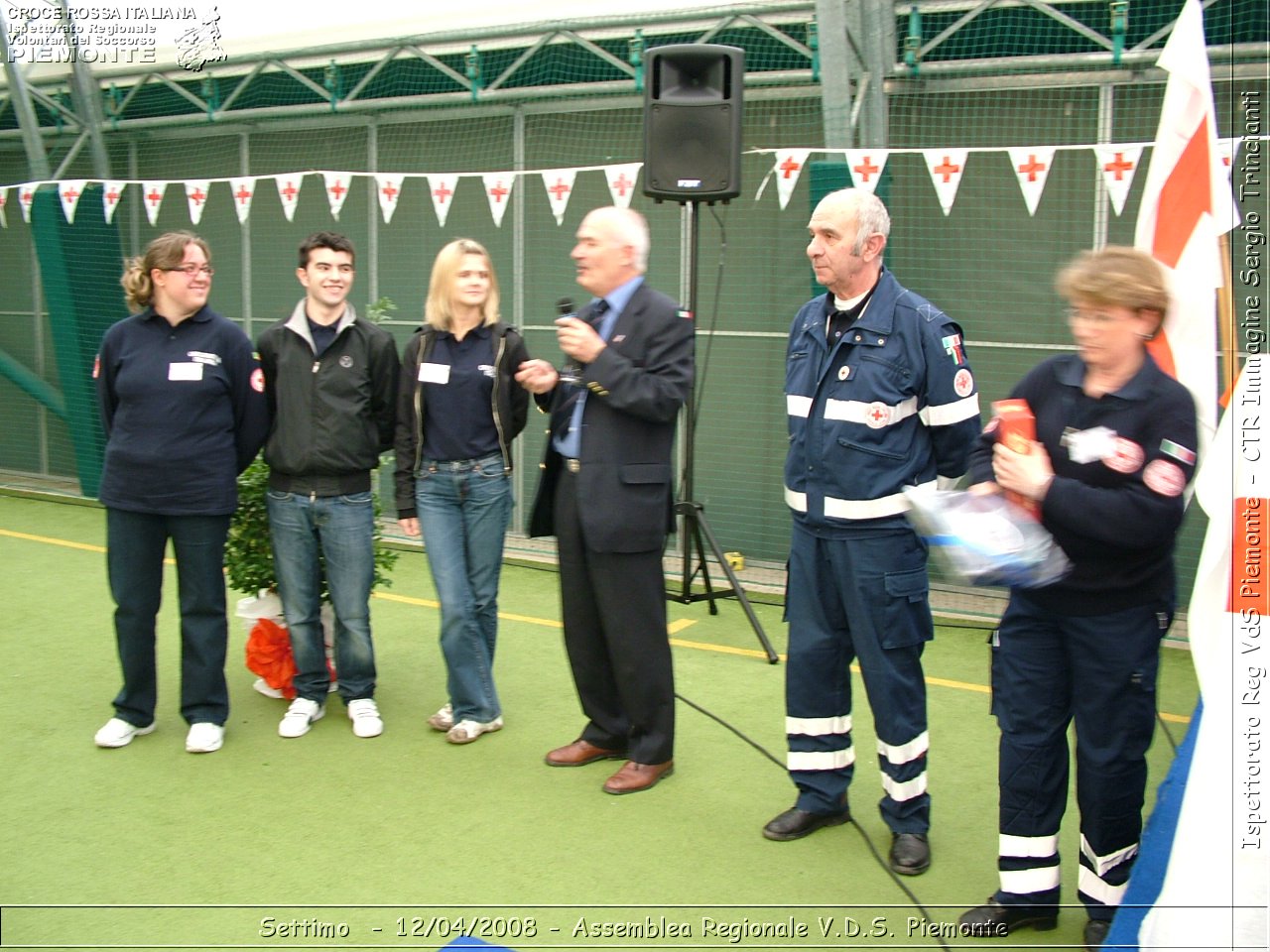 Settimo Torinese - 12/04/2008 - Assemblea Regionale 2008 Volontari Del Soccorso del Piemonte  - Croce Rossa Italiana - Ispettorato Regionale Volontari del Soccorso Piemonte