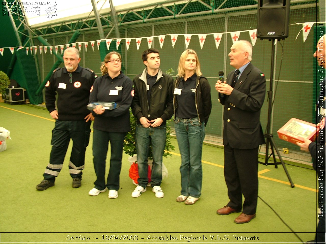 Settimo Torinese - 12/04/2008 - Assemblea Regionale 2008 Volontari Del Soccorso del Piemonte  - Croce Rossa Italiana - Ispettorato Regionale Volontari del Soccorso Piemonte