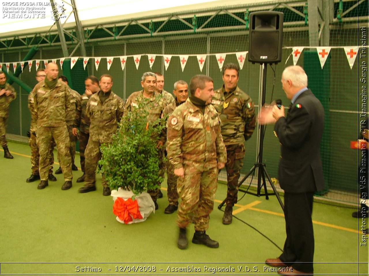 Settimo Torinese - 12/04/2008 - Assemblea Regionale 2008 Volontari Del Soccorso del Piemonte  - Croce Rossa Italiana - Ispettorato Regionale Volontari del Soccorso Piemonte