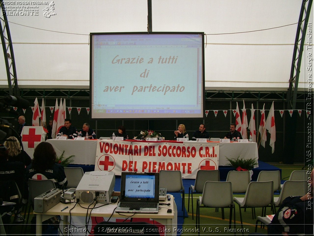 Settimo Torinese - 12/04/2008 - Assemblea Regionale 2008 Volontari Del Soccorso del Piemonte  - Croce Rossa Italiana - Ispettorato Regionale Volontari del Soccorso Piemonte