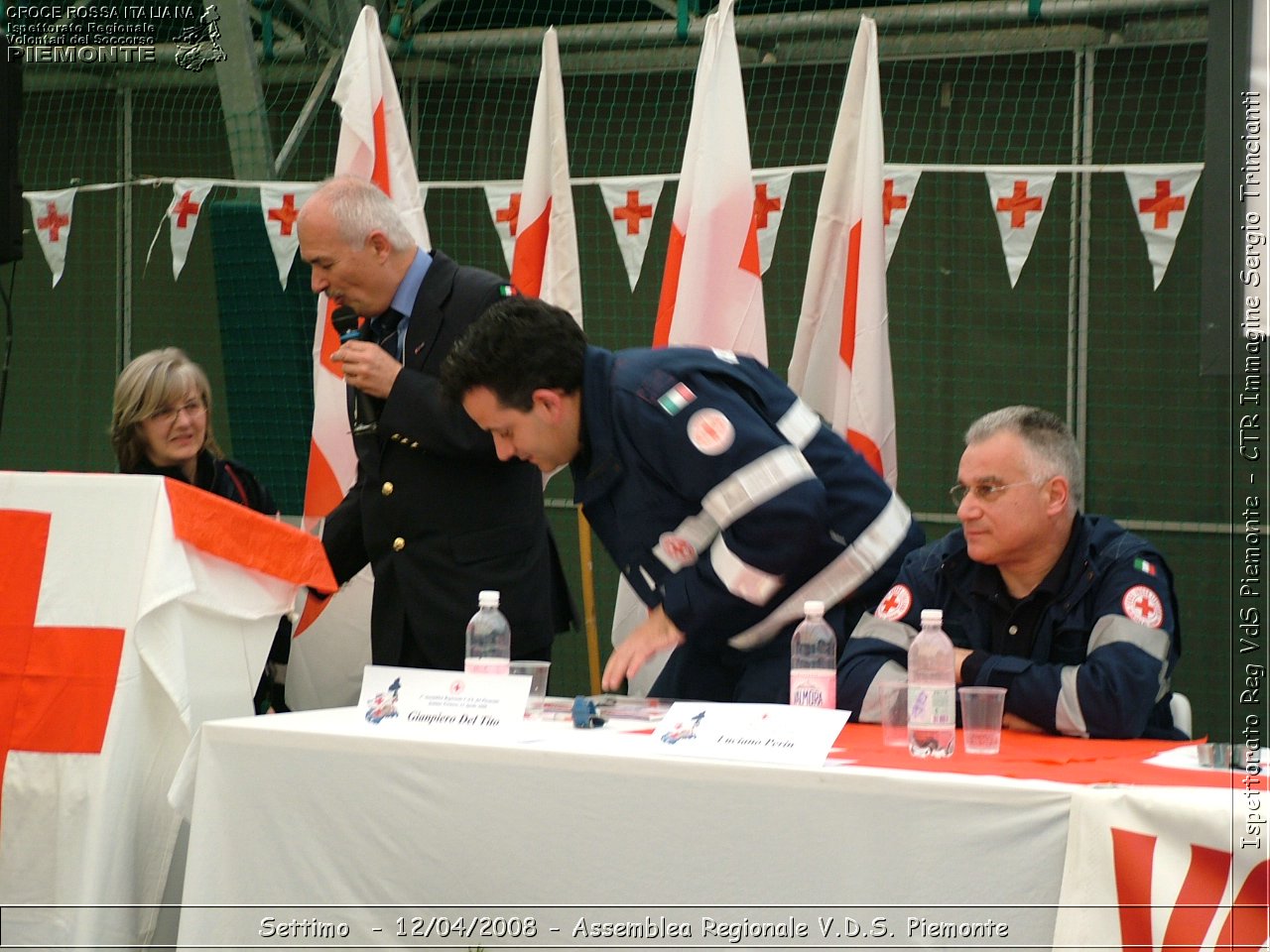 Settimo Torinese - 12/04/2008 - Assemblea Regionale 2008 Volontari Del Soccorso del Piemonte  - Croce Rossa Italiana - Ispettorato Regionale Volontari del Soccorso Piemonte